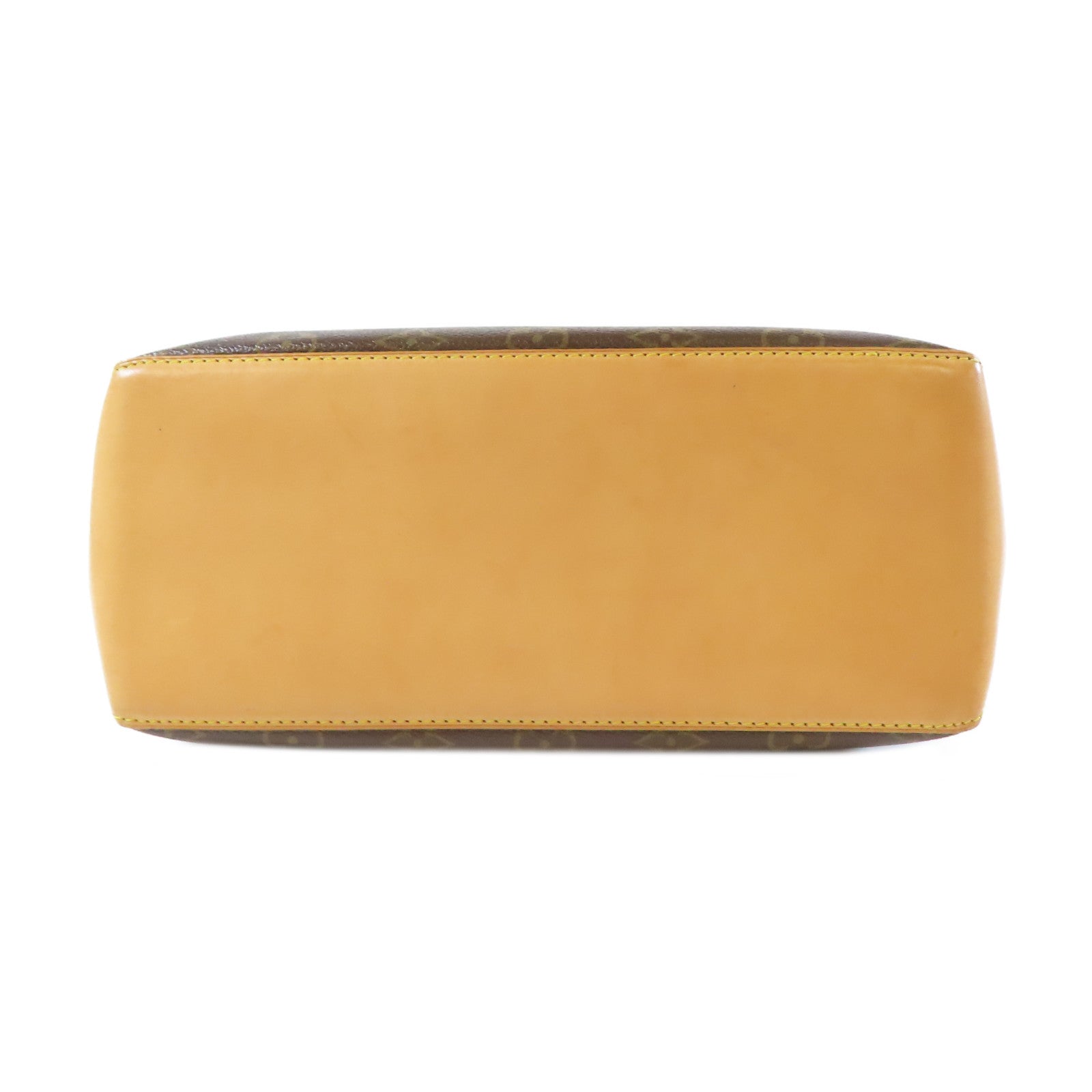 LOUIS VUITTON Monogram Cabas Piano金扣手挽袋啡色