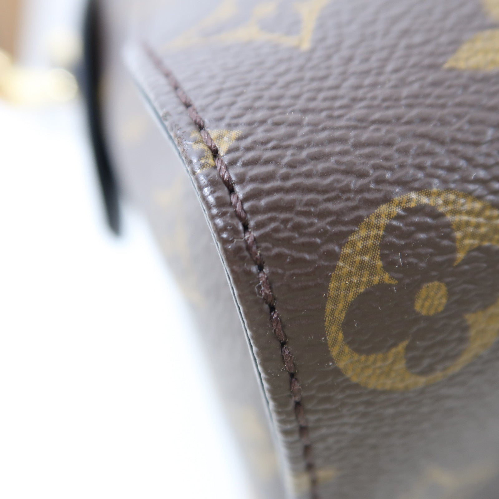 LOUIS VUITTON Monogram Tuileries金扣手挽肩背兩用袋啡色/紅色