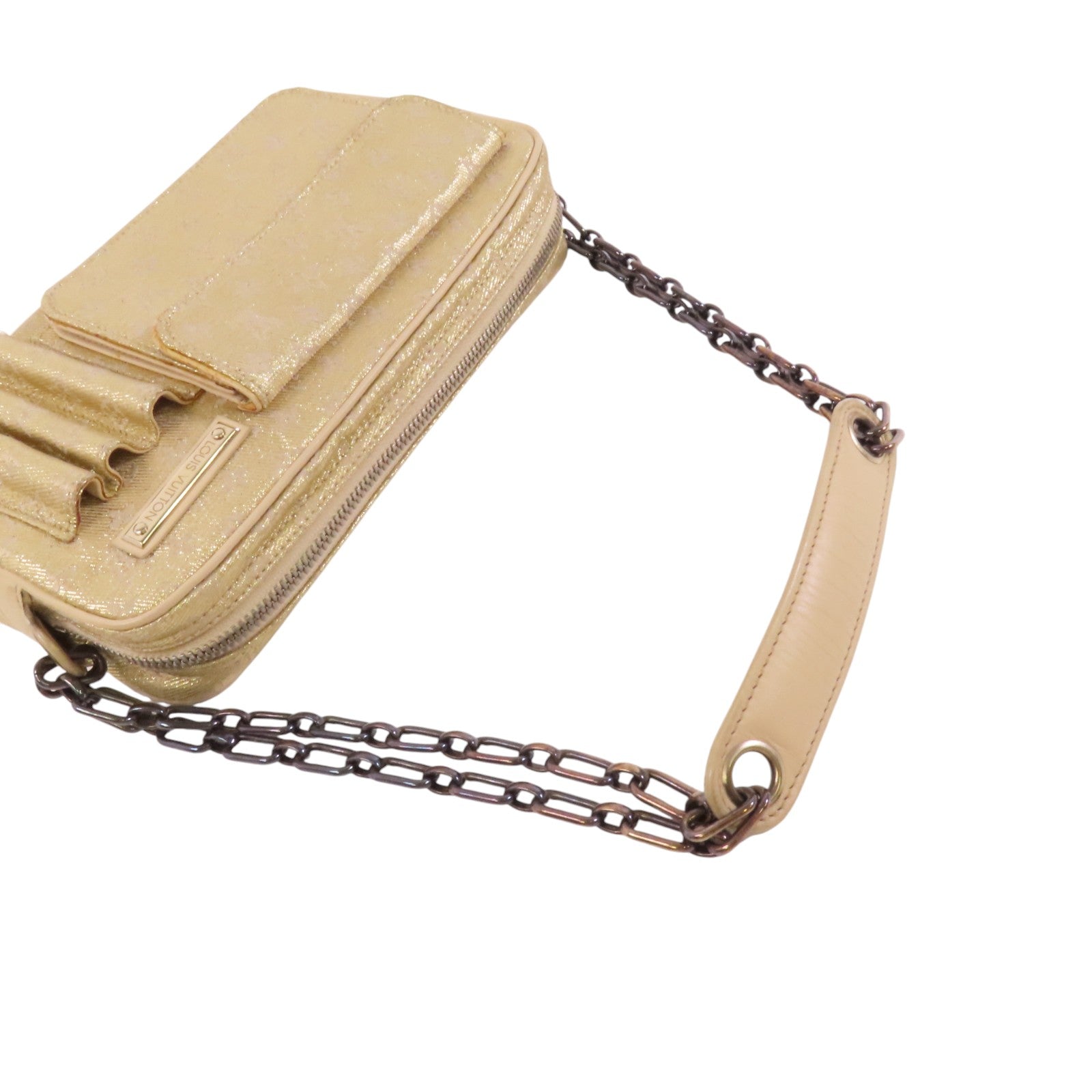 LOUIS VUITTON Monogram Shine McKenna鏈帶肩背袋