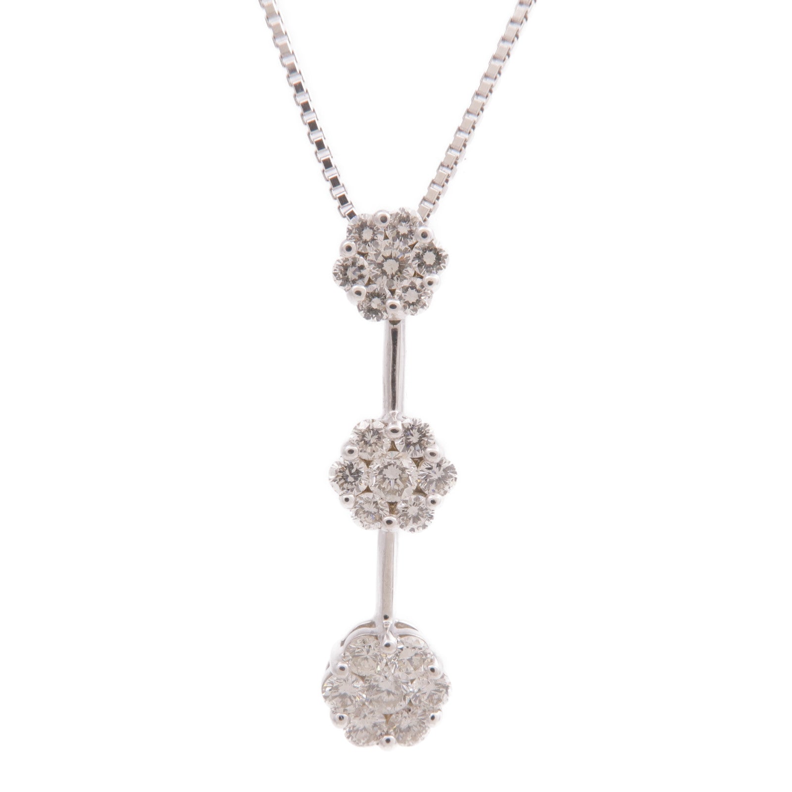 JEWELRY 【激減優惠】18K白金Diamond Necklace鑽石項鍊