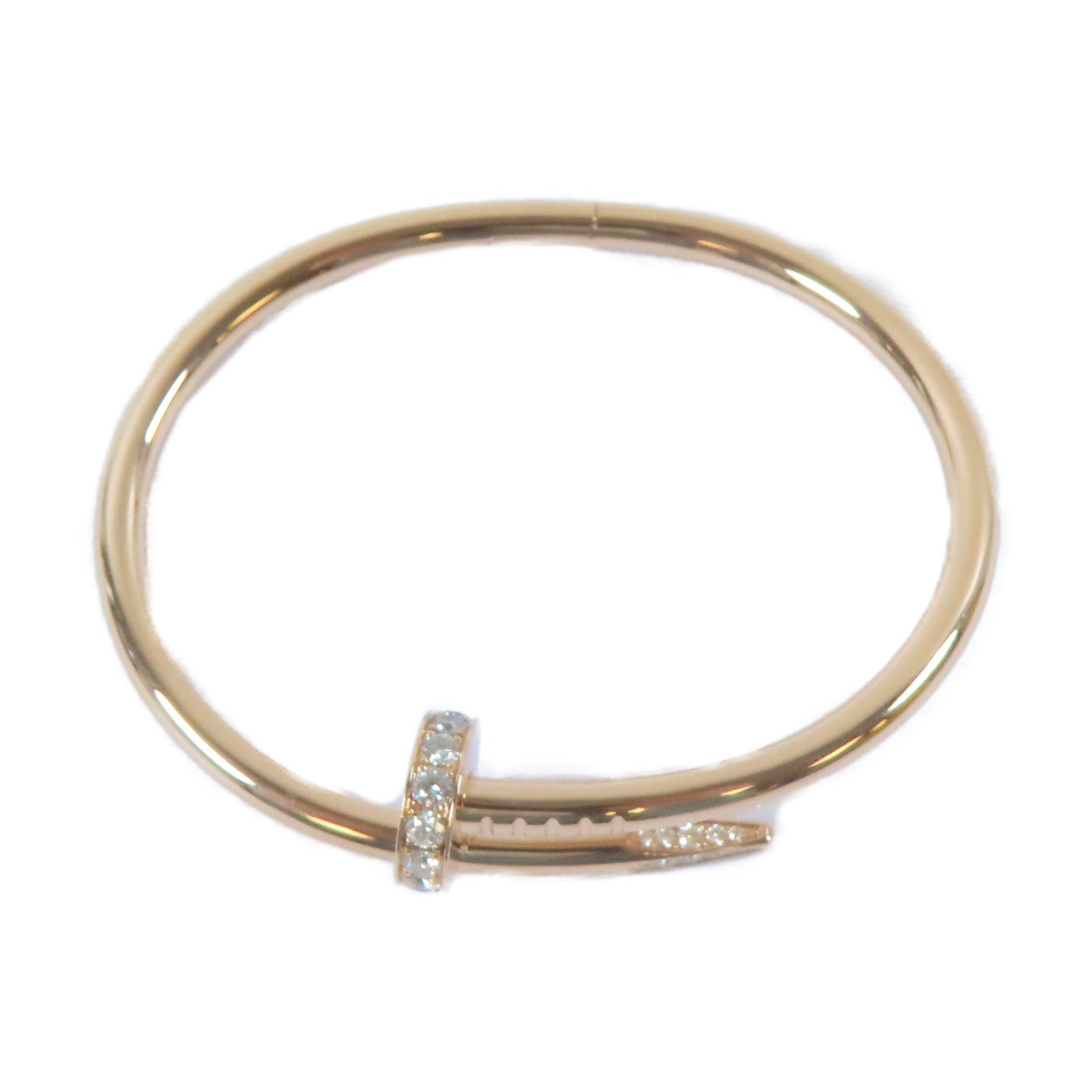 CARTIER 【激減優惠】18K玫瑰金Juste Un Clou Bracelet手鐲Cartier#15/#14.5cm