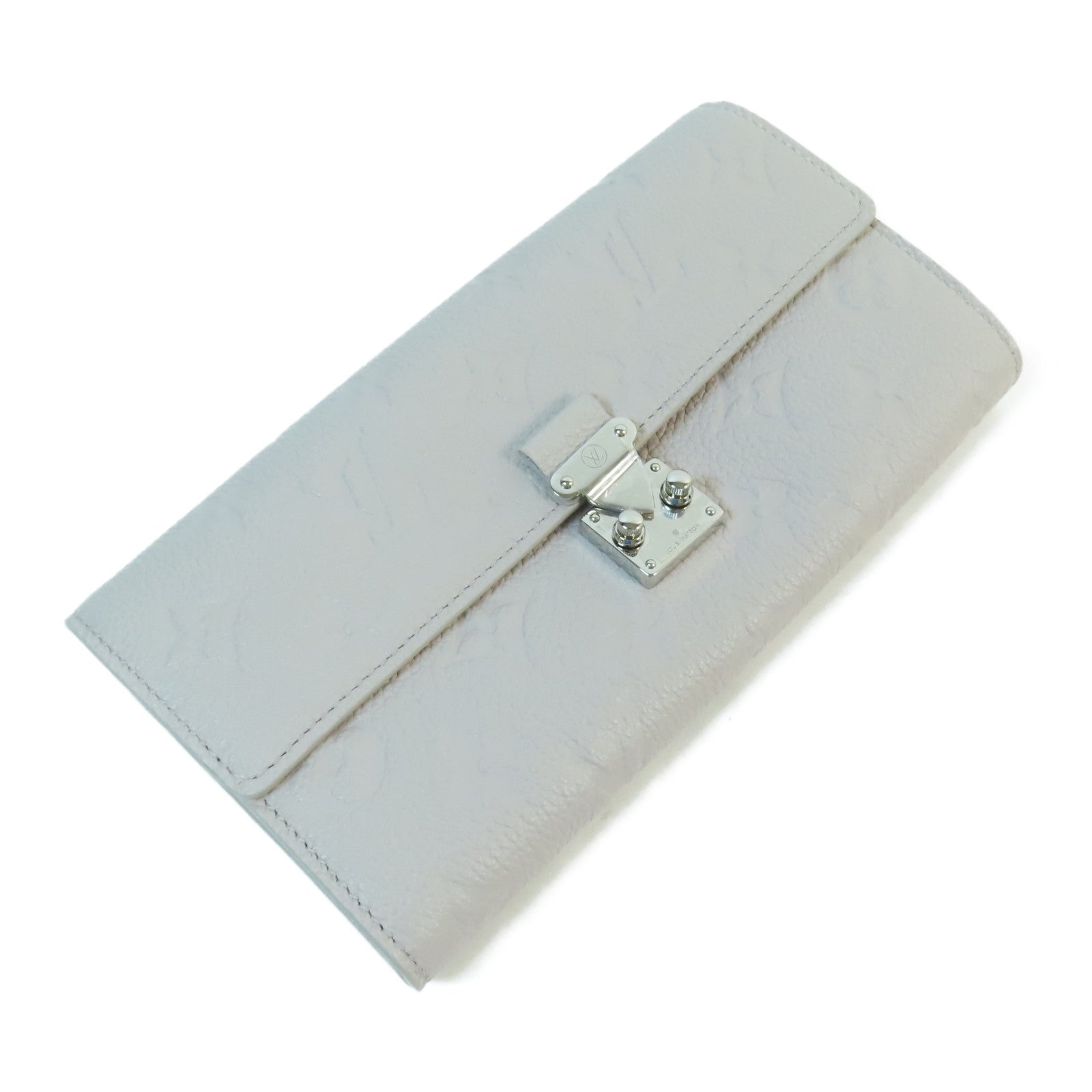 LOUIS VUITTON Monogram Empreinte Long Wallet Sarah銀扣長錢包