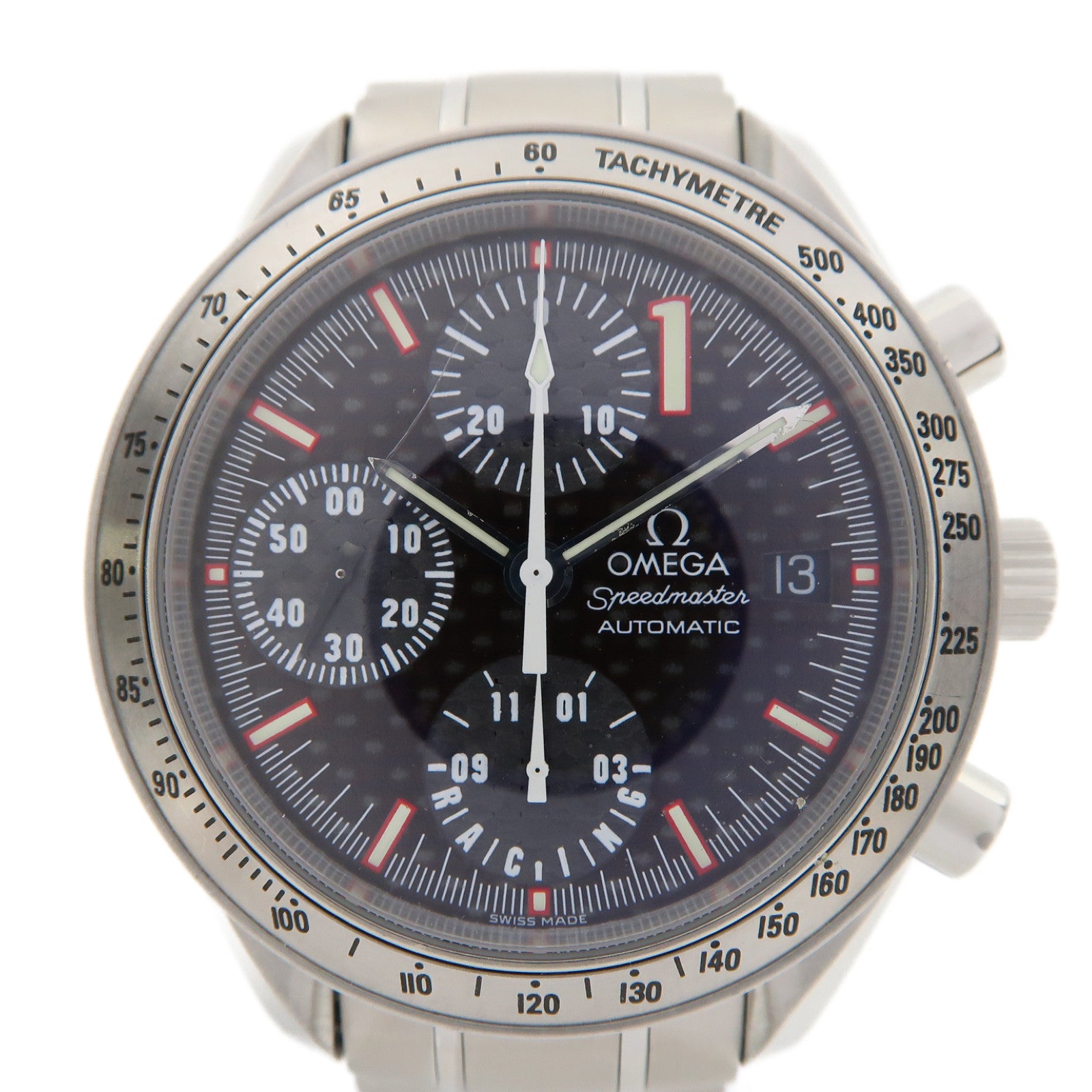 OMEGA Speedmaster不鏽鋼手錶自動機芯黑色