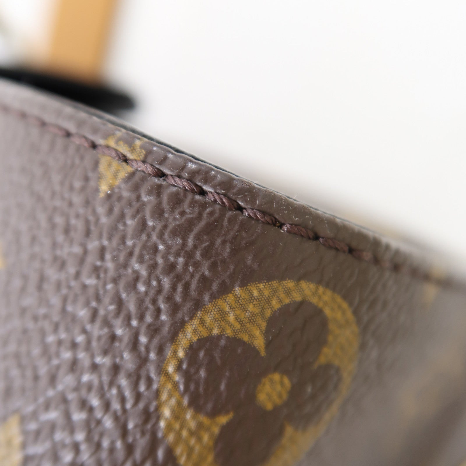 LOUIS VUITTON Monogram Tuileries金扣手挽肩背兩用袋啡色/紅色