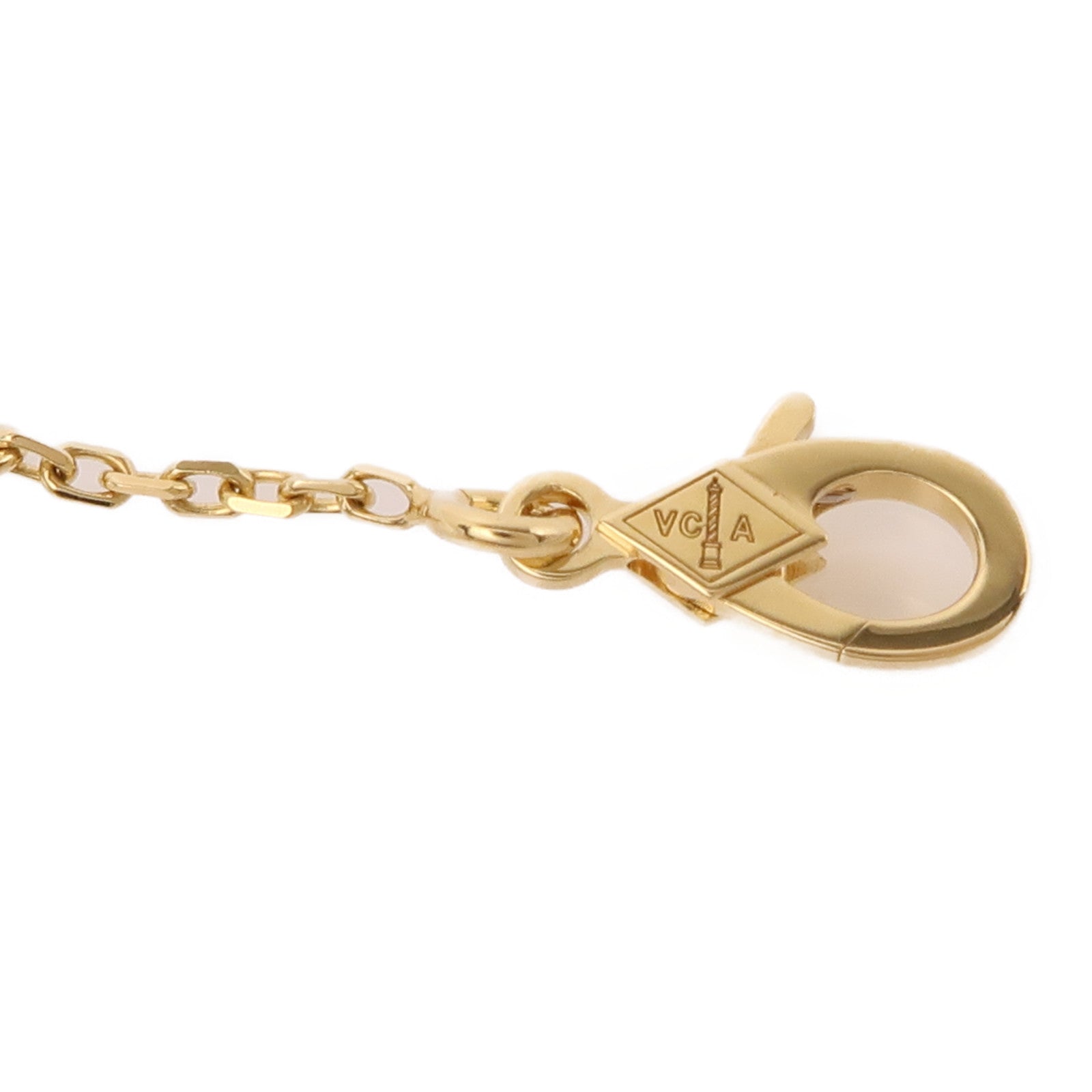 Van Cleef & Arpels 18K黃金Vintage Alhambra Pendant項鍊