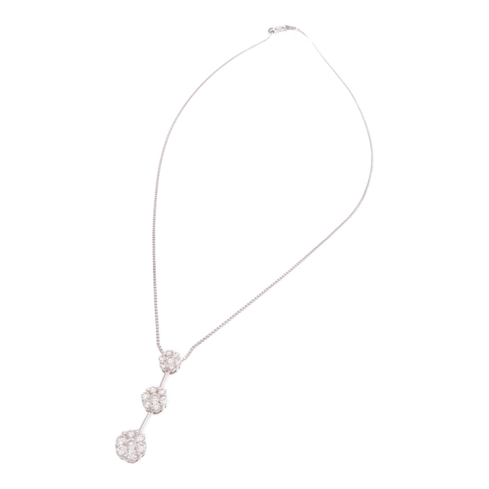 JEWELRY 【激減優惠】18K白金Diamond Necklace鑽石項鍊