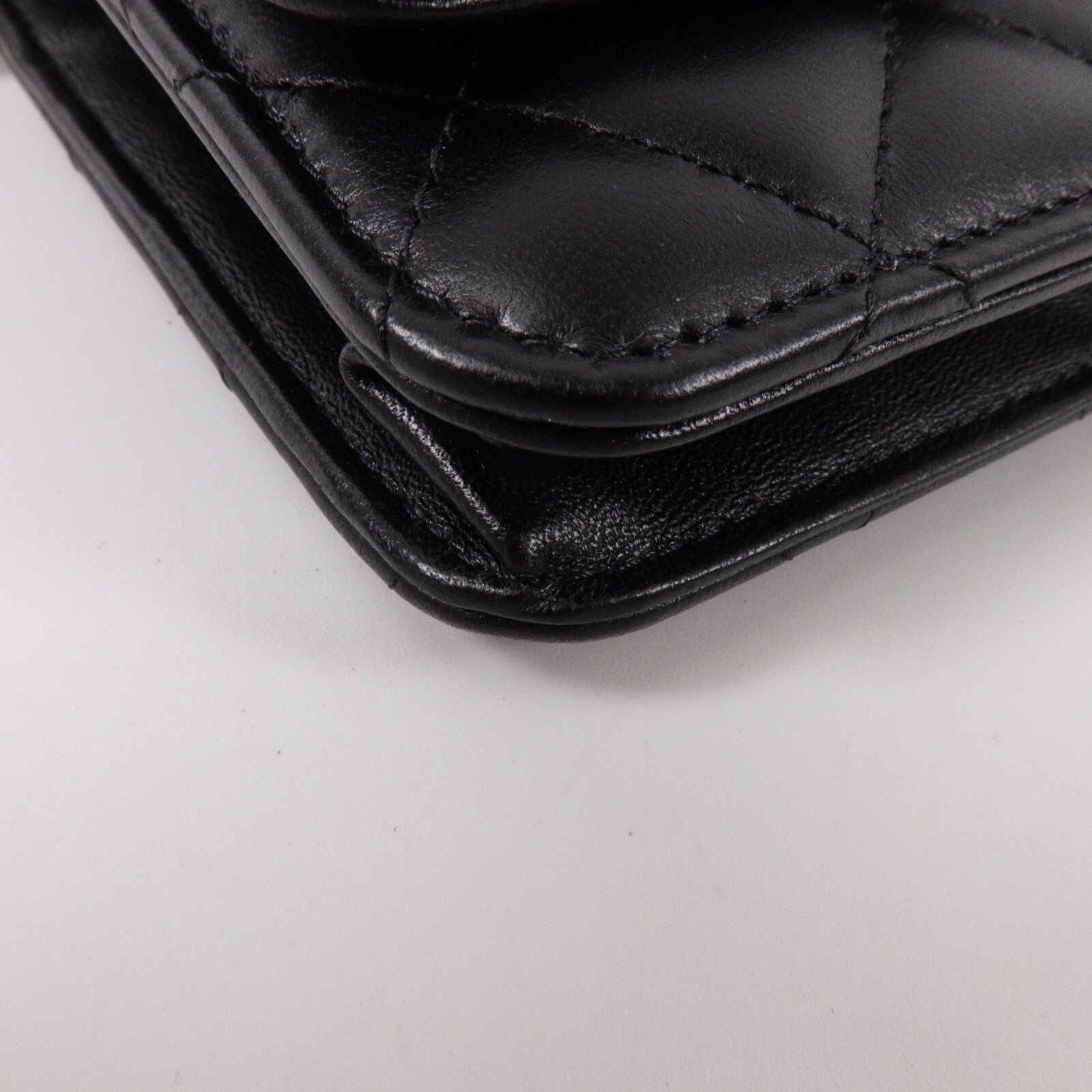 CHANEL 羊皮皮革WOC Wallet On Chain鏈帶肩背袋
