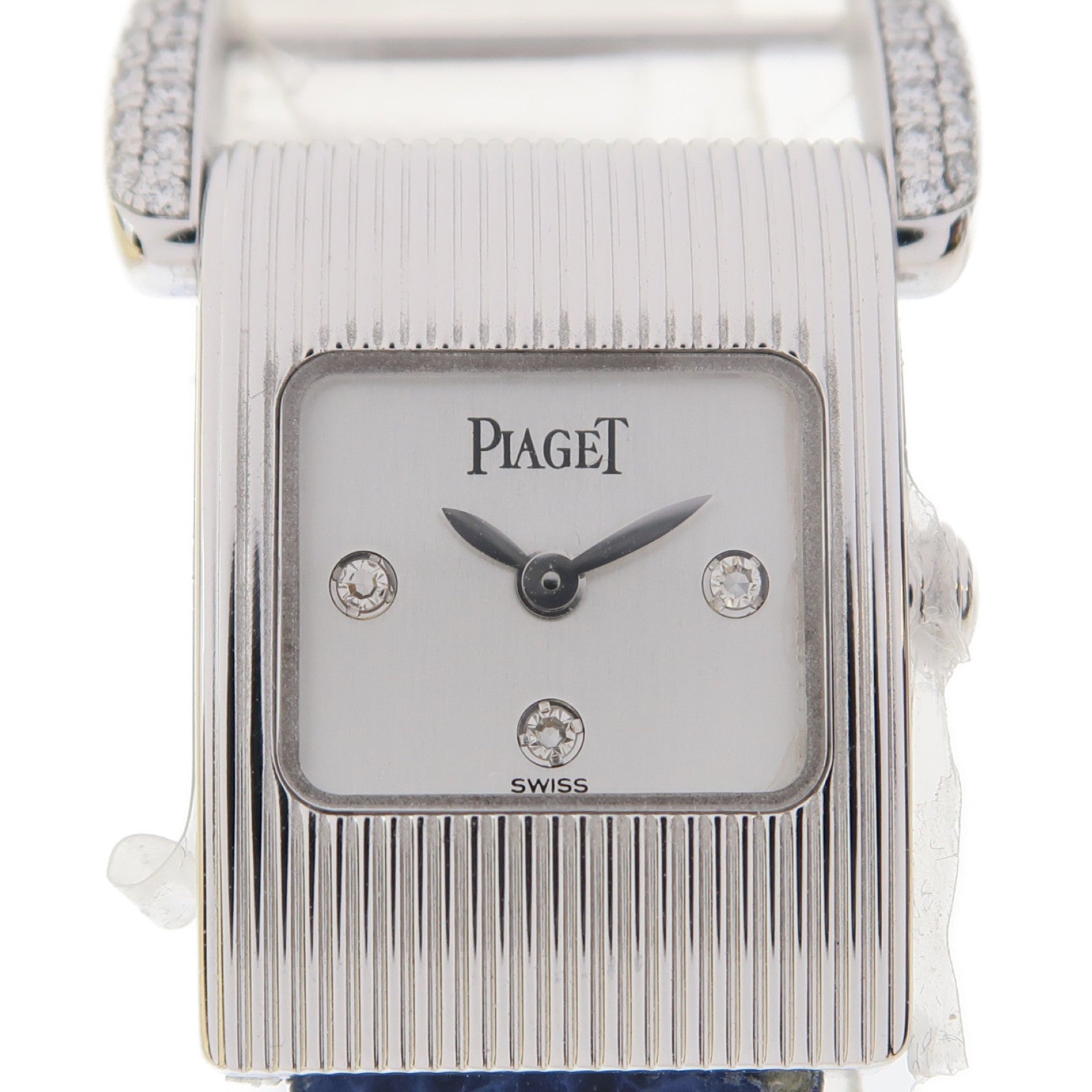 PIAGET Possession不鏽鋼/皮革帶手錶自動機芯白色