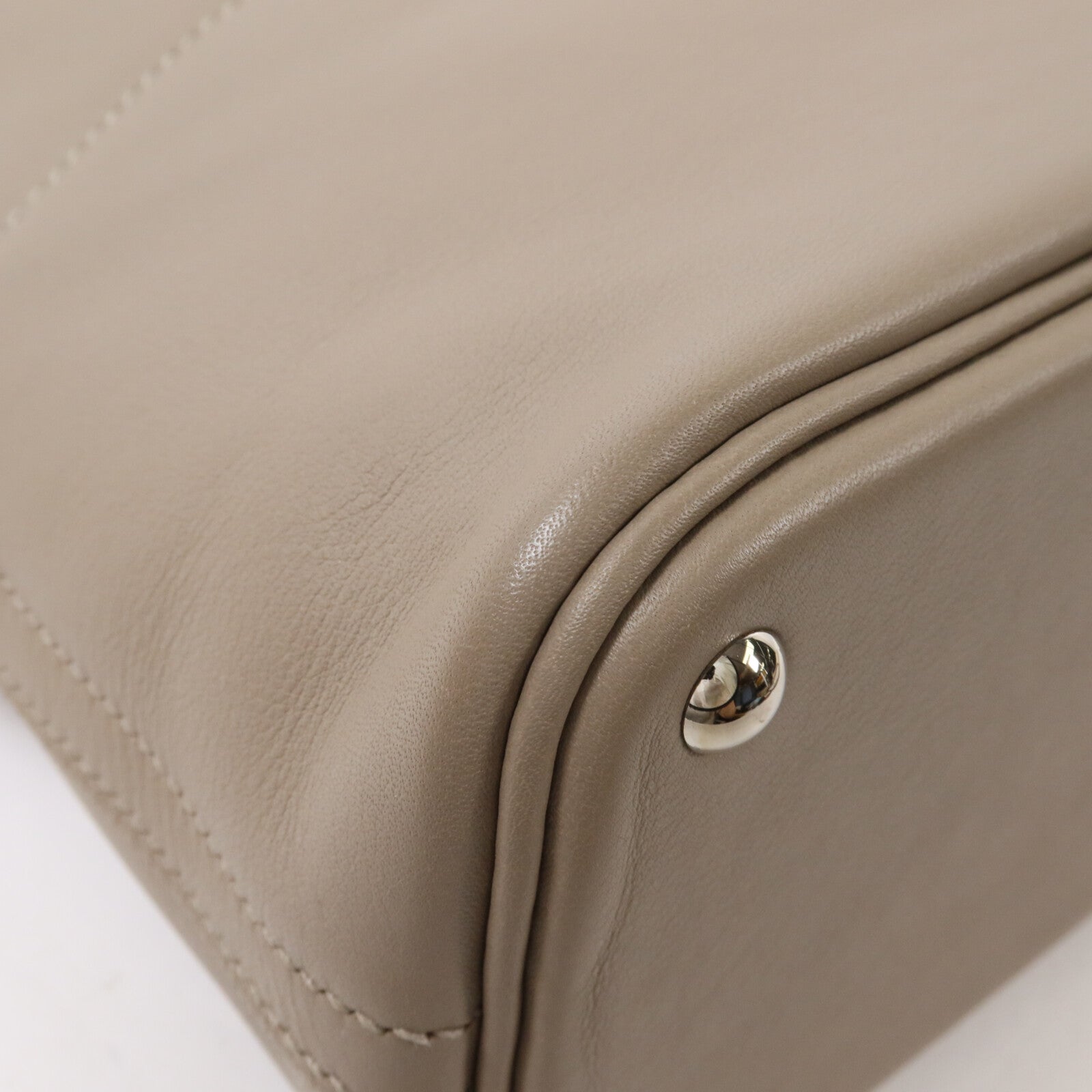 HERMES Swift皮革Bolide 27手挽肩背兩用袋Gris Tourterelle