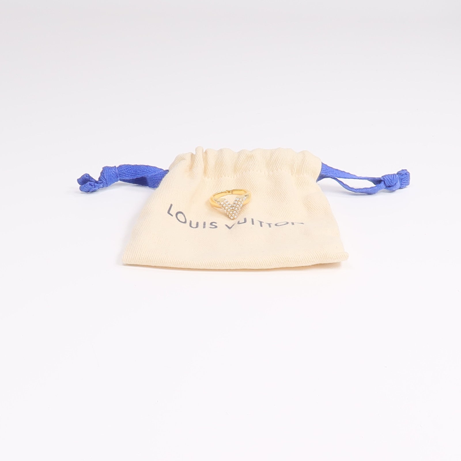 LOUIS VUITTON 金屬Ring戒指US#7.5