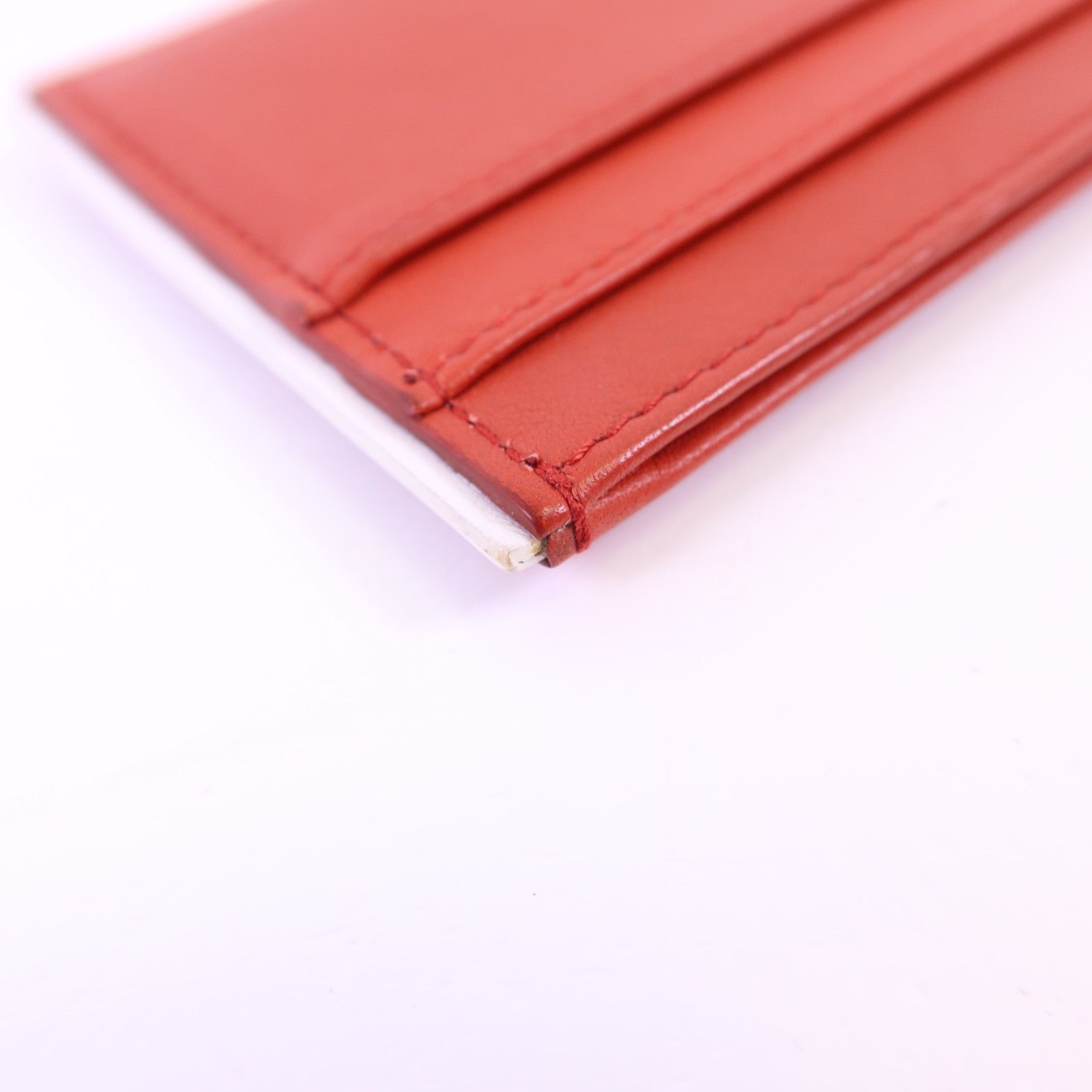 Dior 牛皮皮革Card Holder銀扣卡片套