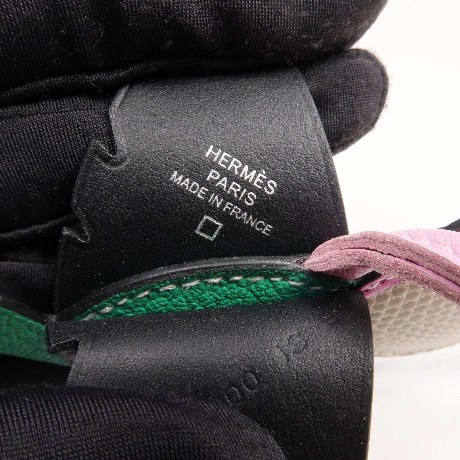 HERMES 【激減優惠】Alligator/Lizard/Epsom/Mysore皮革Birdy Charm銀扣掛飾Bleu Marine/Etoupe