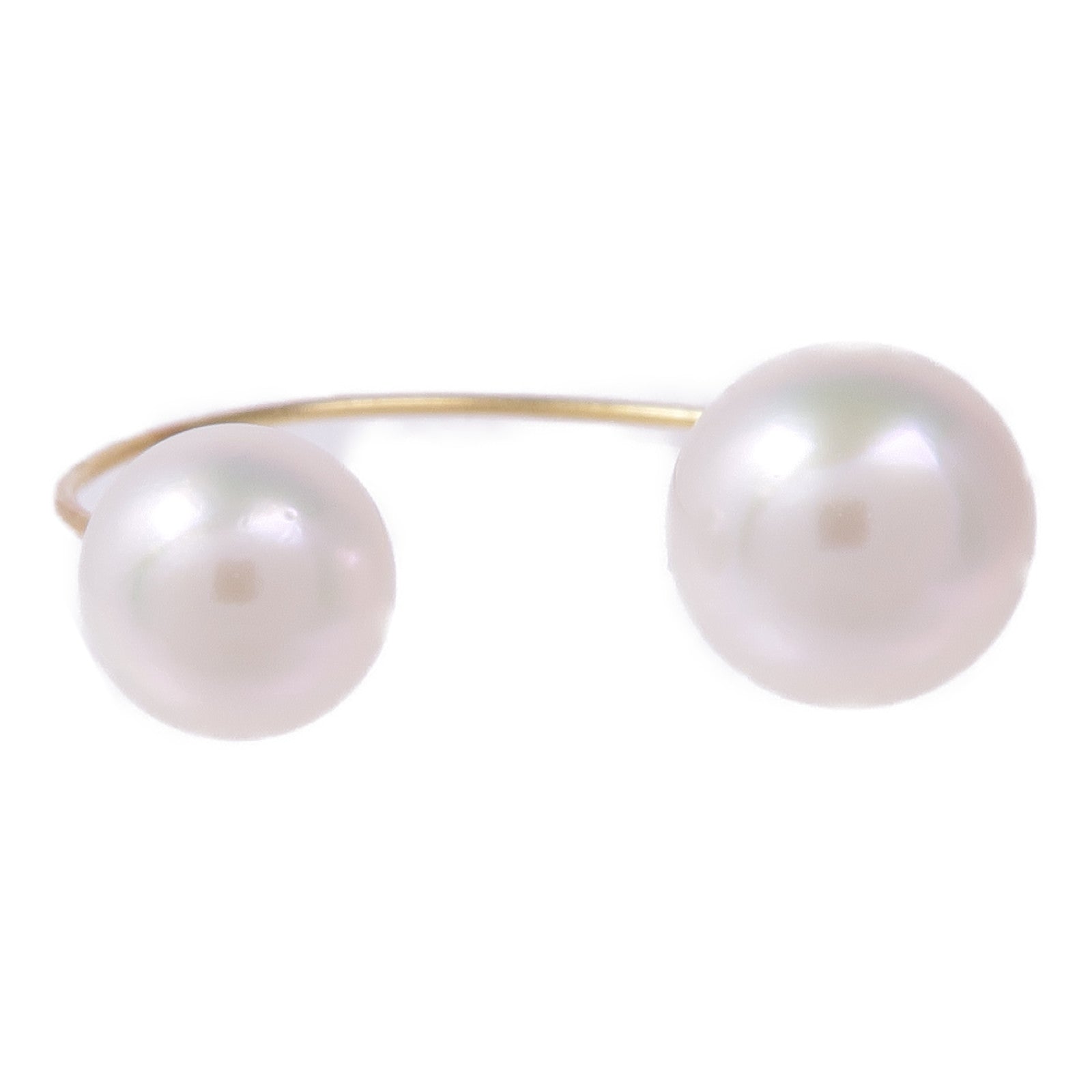 JEWELRY 18K黃金Pearl Ring珍珠戒指US#6