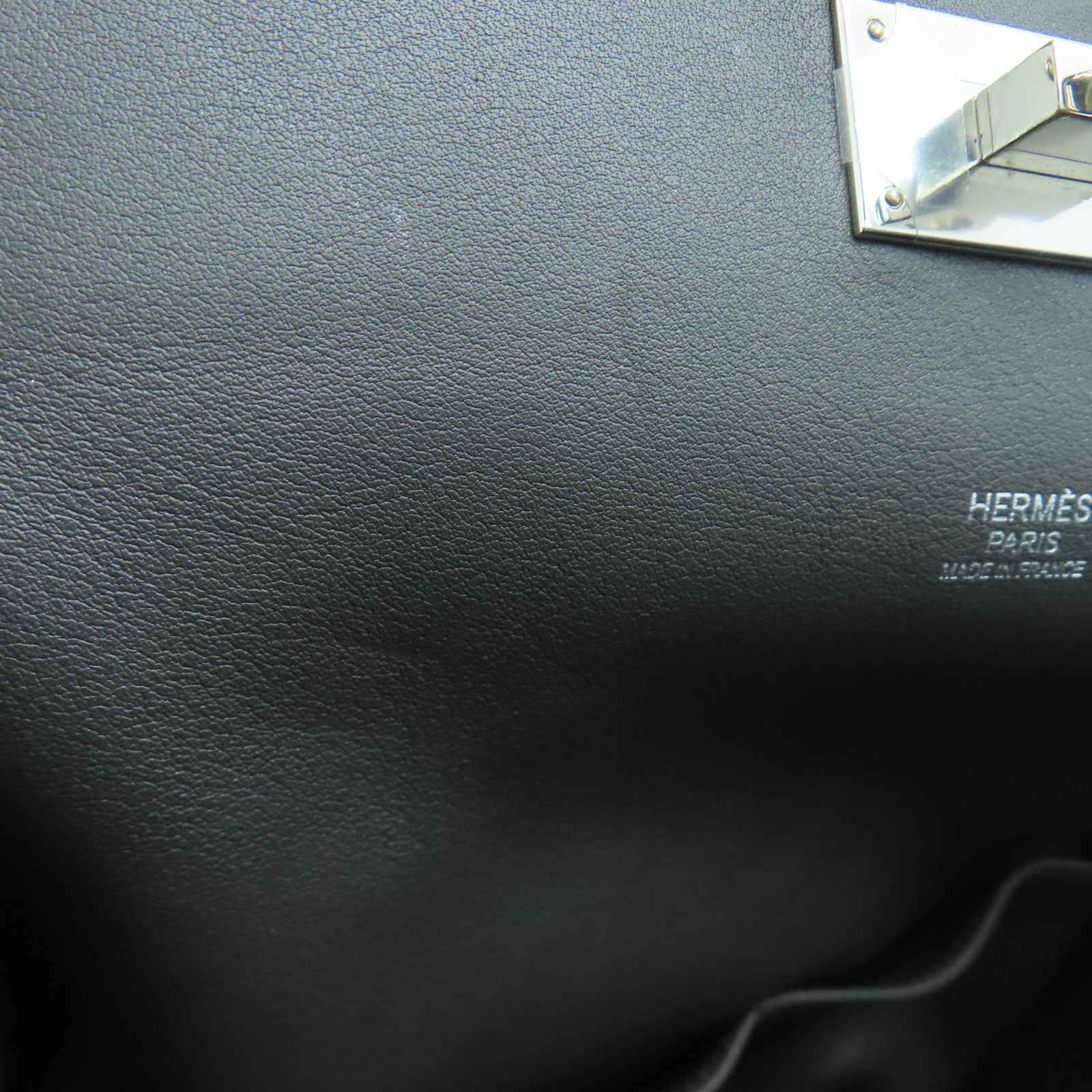 HERMES 【激減優惠】Swift皮革Toolbox 20 Shoulder Bag銀扣手挽肩背兩用袋Graphite/深灰色
