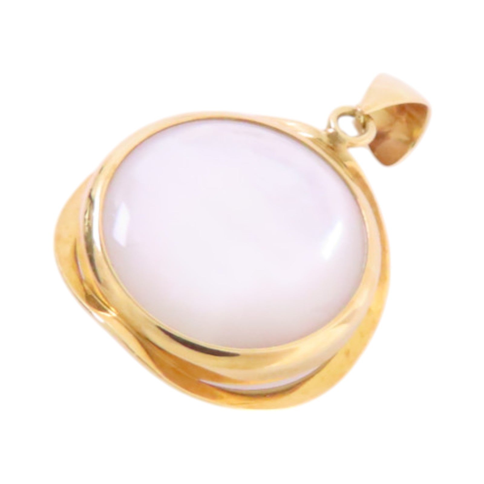 JEWELRY 18K黃金/珍珠/珍珠母Pearl Pendant Top吊墜頭扣
