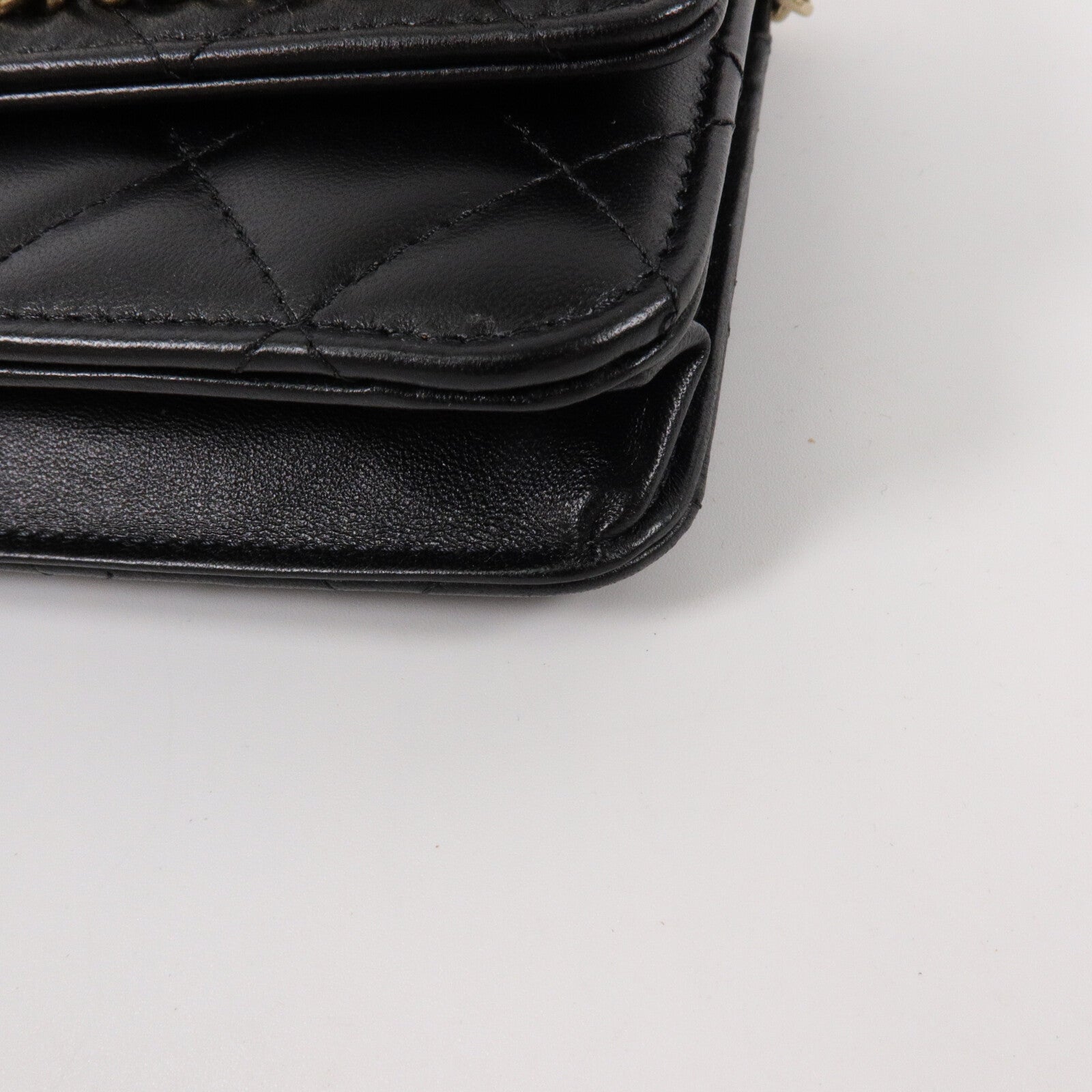CHANEL 羊皮皮革WOC Wallet On Chain鏈帶肩背袋