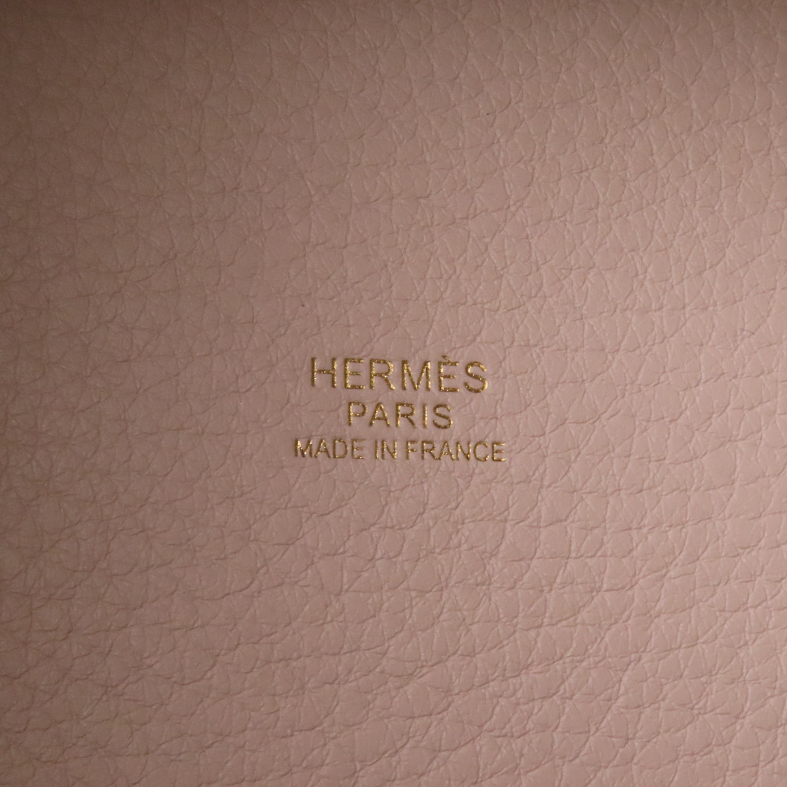 HERMES Clemence皮革Picotin MM金扣手挽袋