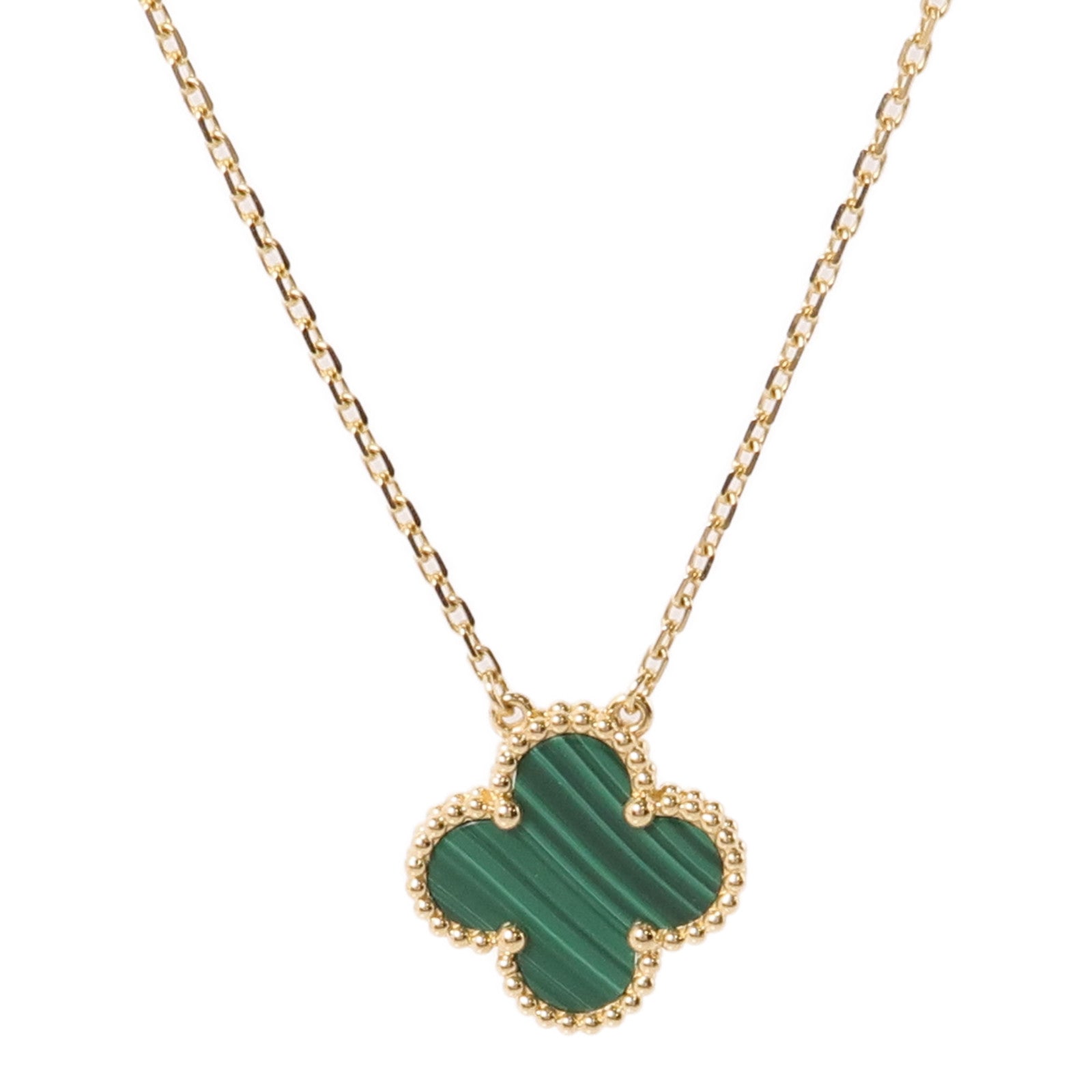 Van Cleef & Arpels 18K黃金Vintage Alhambra Pendant項鍊