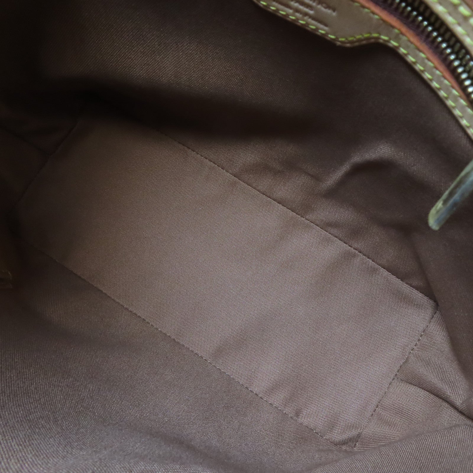 LOUIS VUITTON Monogram Cabas Piano金扣手挽袋啡色