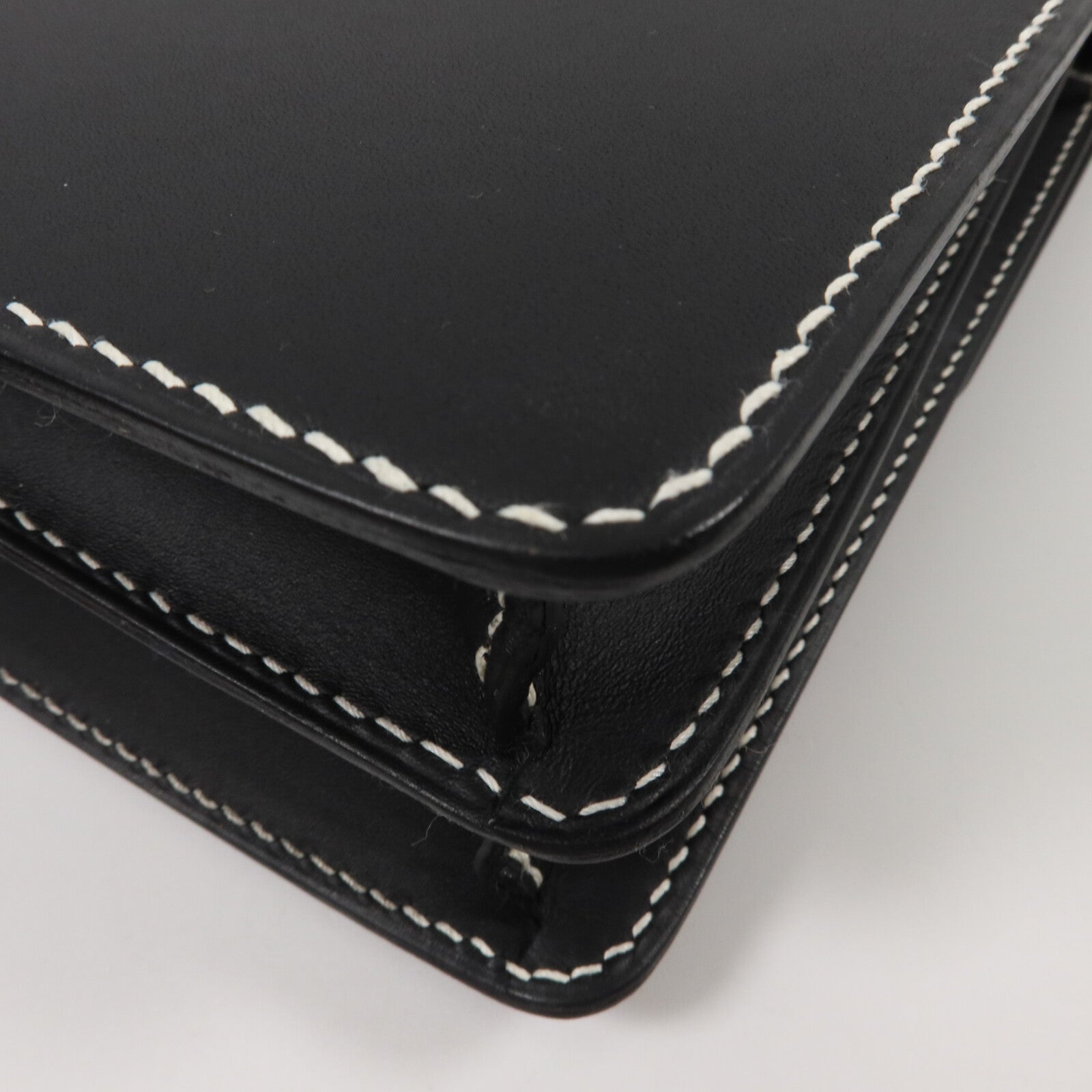 HERMES Sombrero皮革Roulis 23肩背袋Noir