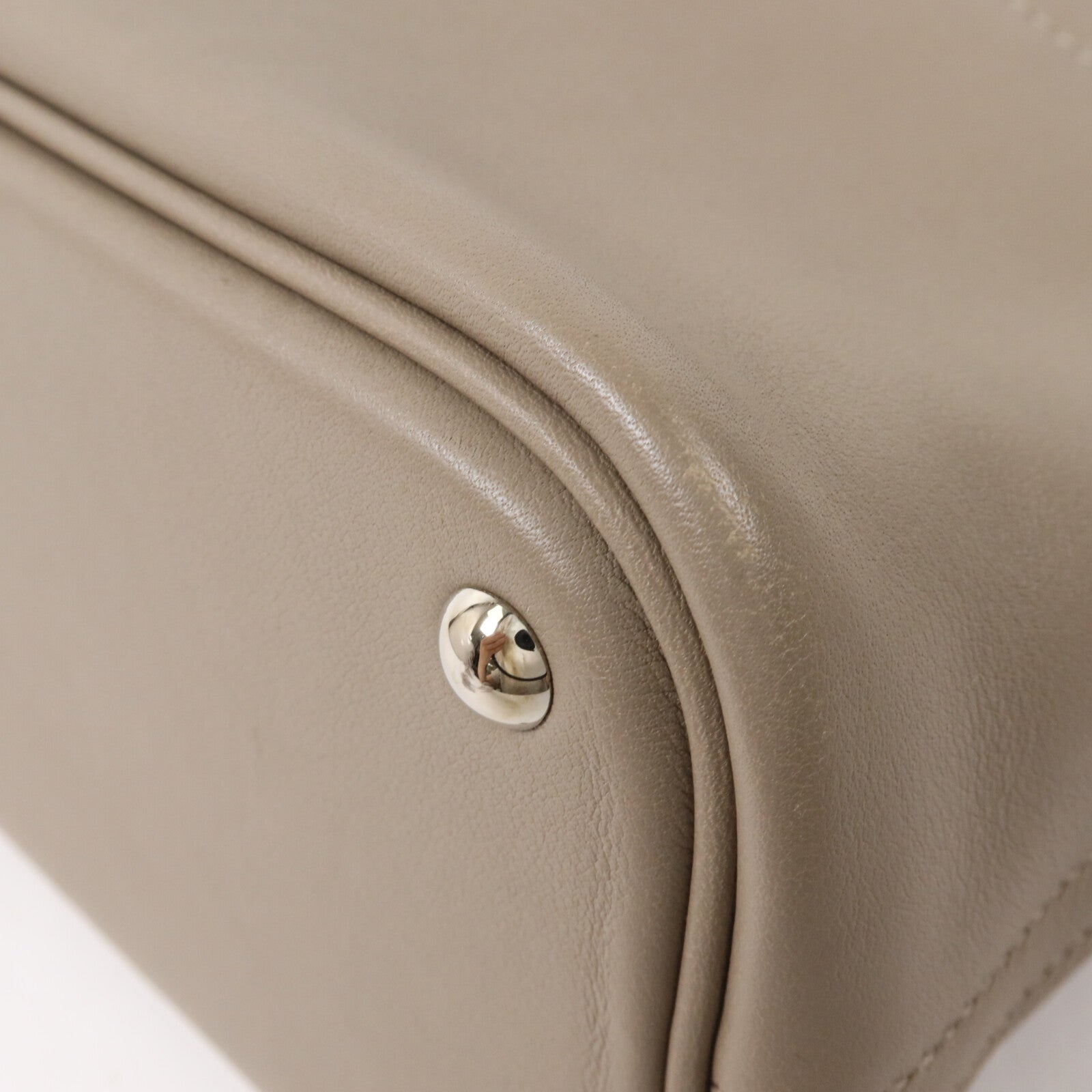 HERMES Swift皮革Bolide 27手挽肩背兩用袋Gris Tourterelle