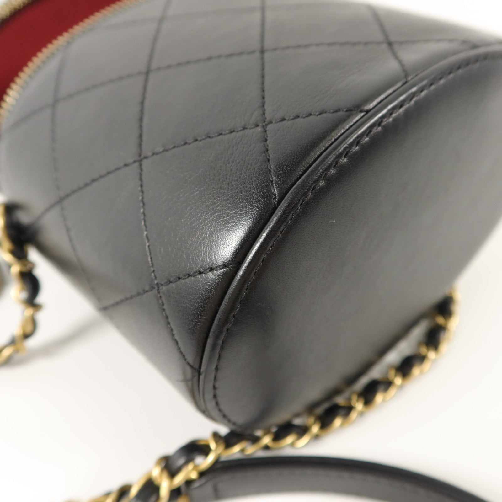 CHANEL 羊皮皮革Vanity Case手挽肩背兩用袋