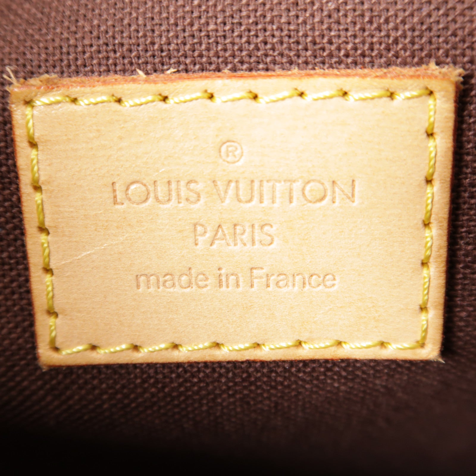 LOUIS VUITTON Monogram Menilmontant MM金扣肩背袋棕色