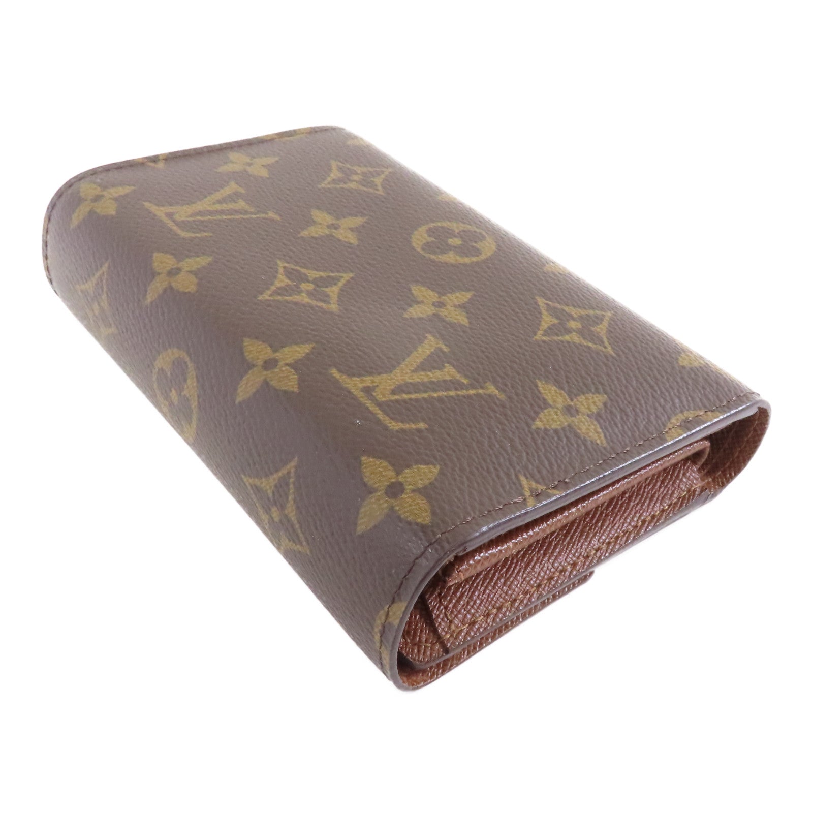 LOUIS VUITTON Monogram Alexandra Wallet金扣錢包棕色