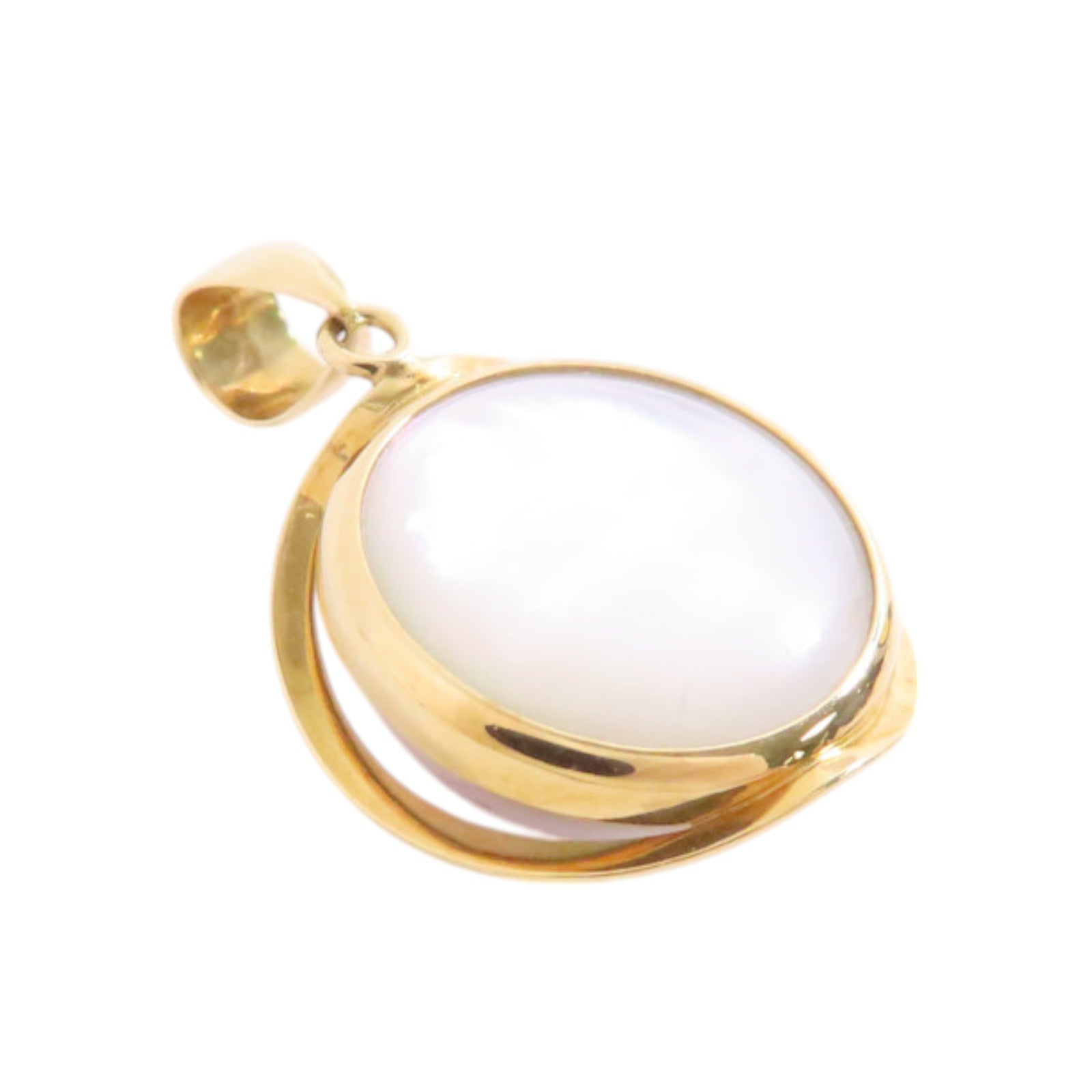 JEWELRY 18K黃金/珍珠/珍珠母Pearl Pendant Top吊墜頭扣