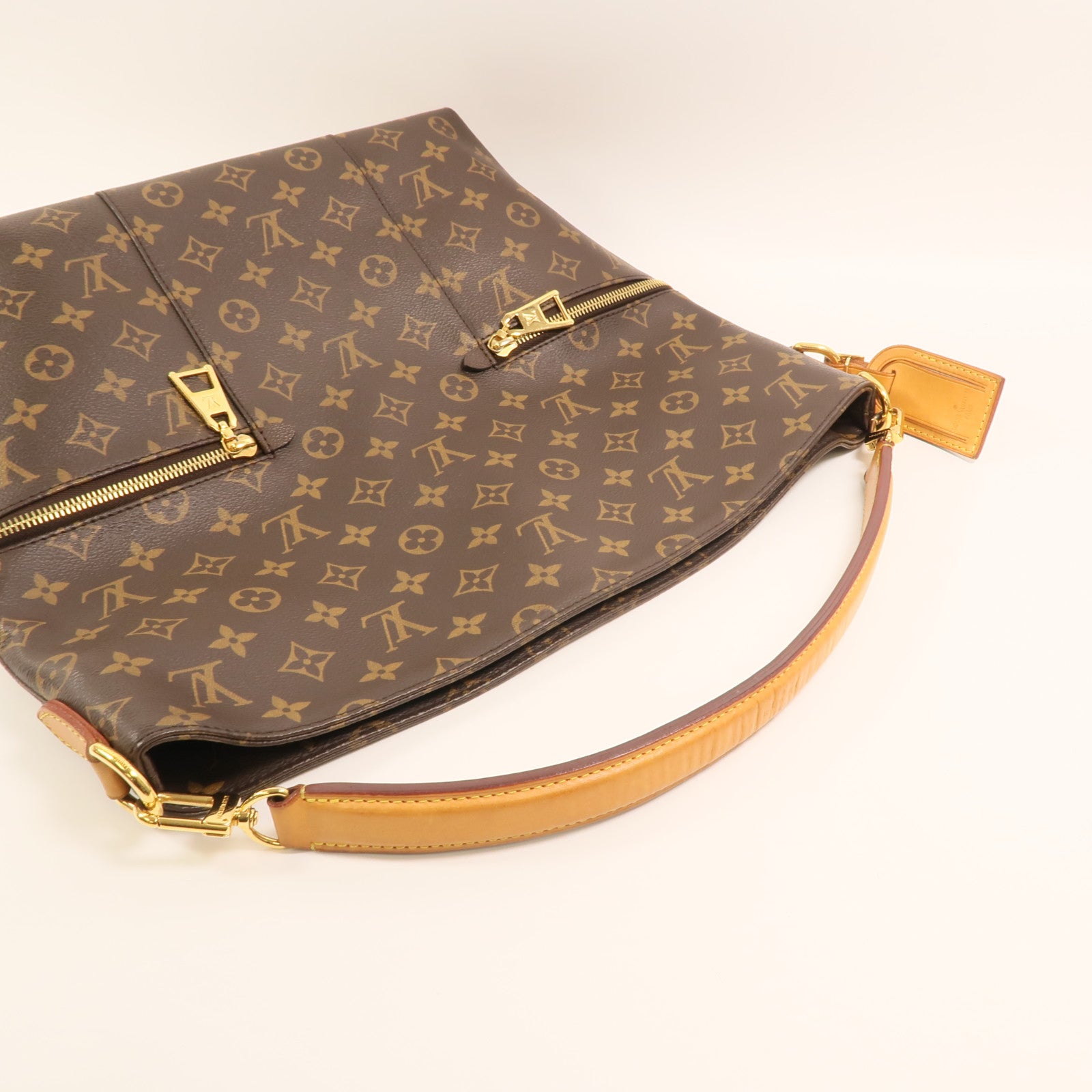 LOUIS VUITTON Monogram Melie金扣手挽袋