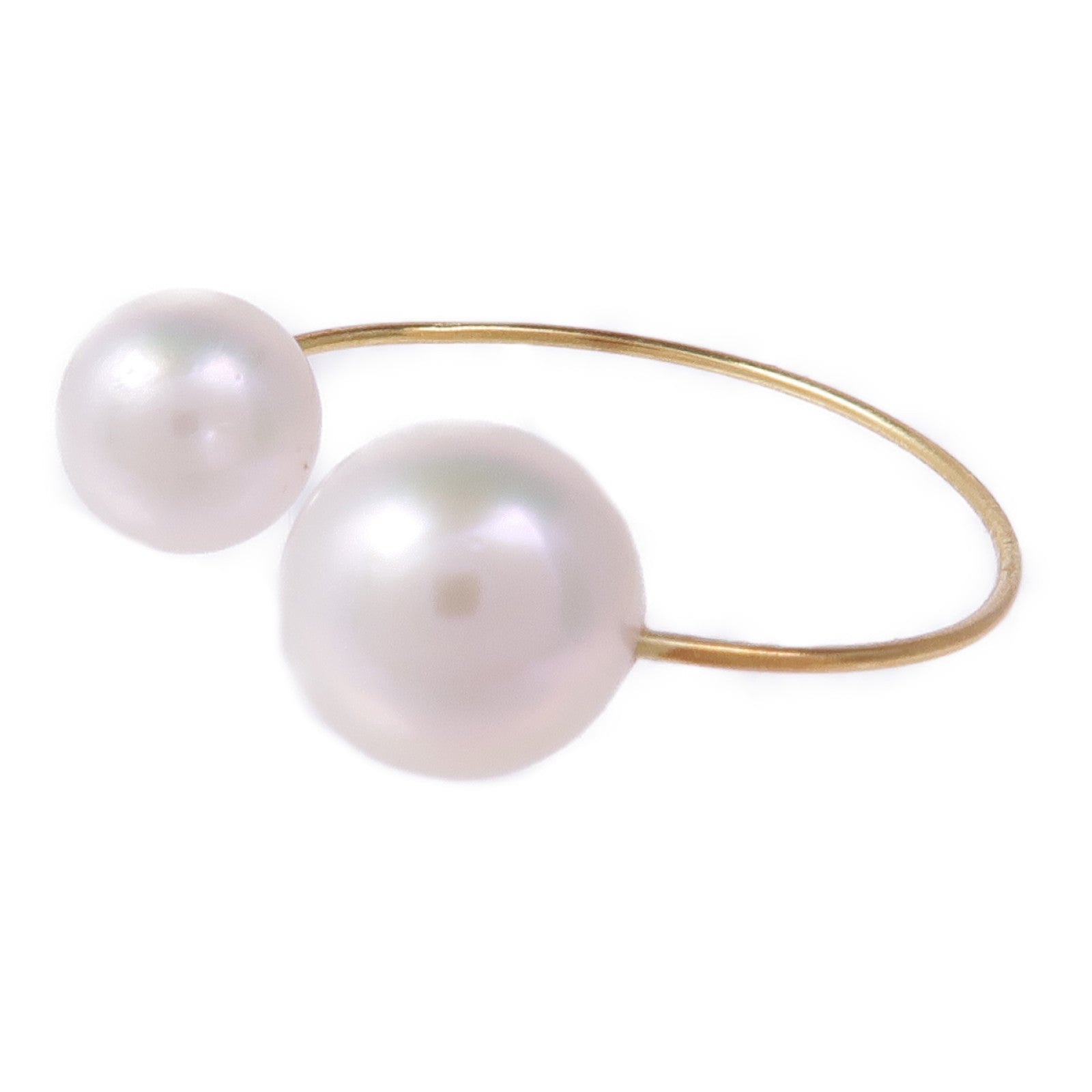 JEWELRY 18K黃金Pearl Ring珍珠戒指US#6