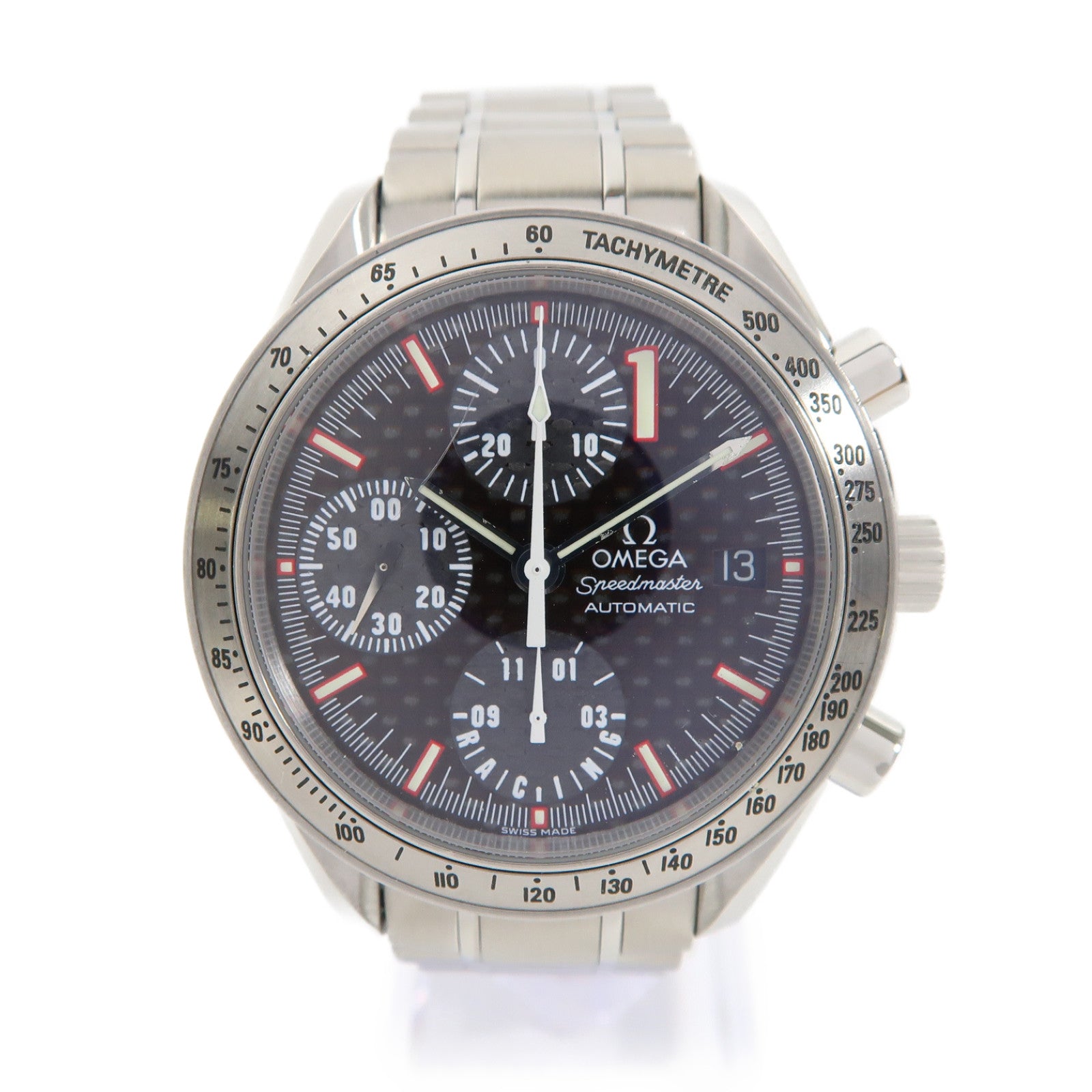 OMEGA Speedmaster不鏽鋼手錶自動機芯黑色