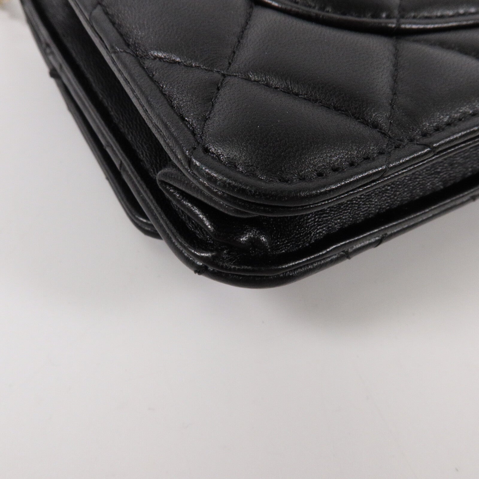 CHANEL 羊皮皮革WOC Wallet On Chain鏈帶肩背袋