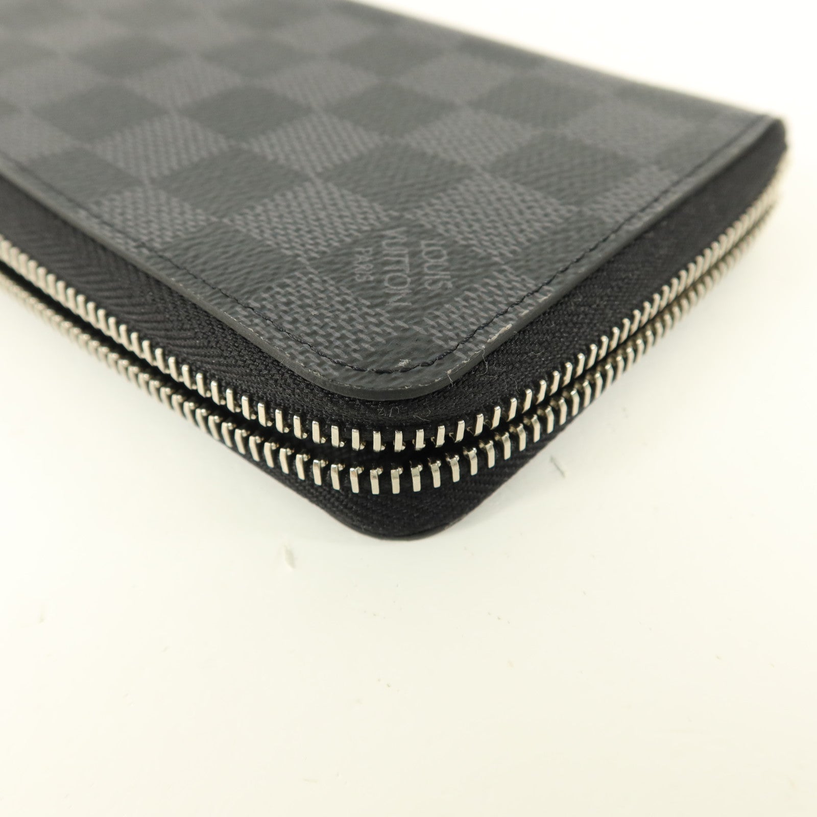 LOUIS VUITTON Damier Graphite Zippy Vertical長錢包
