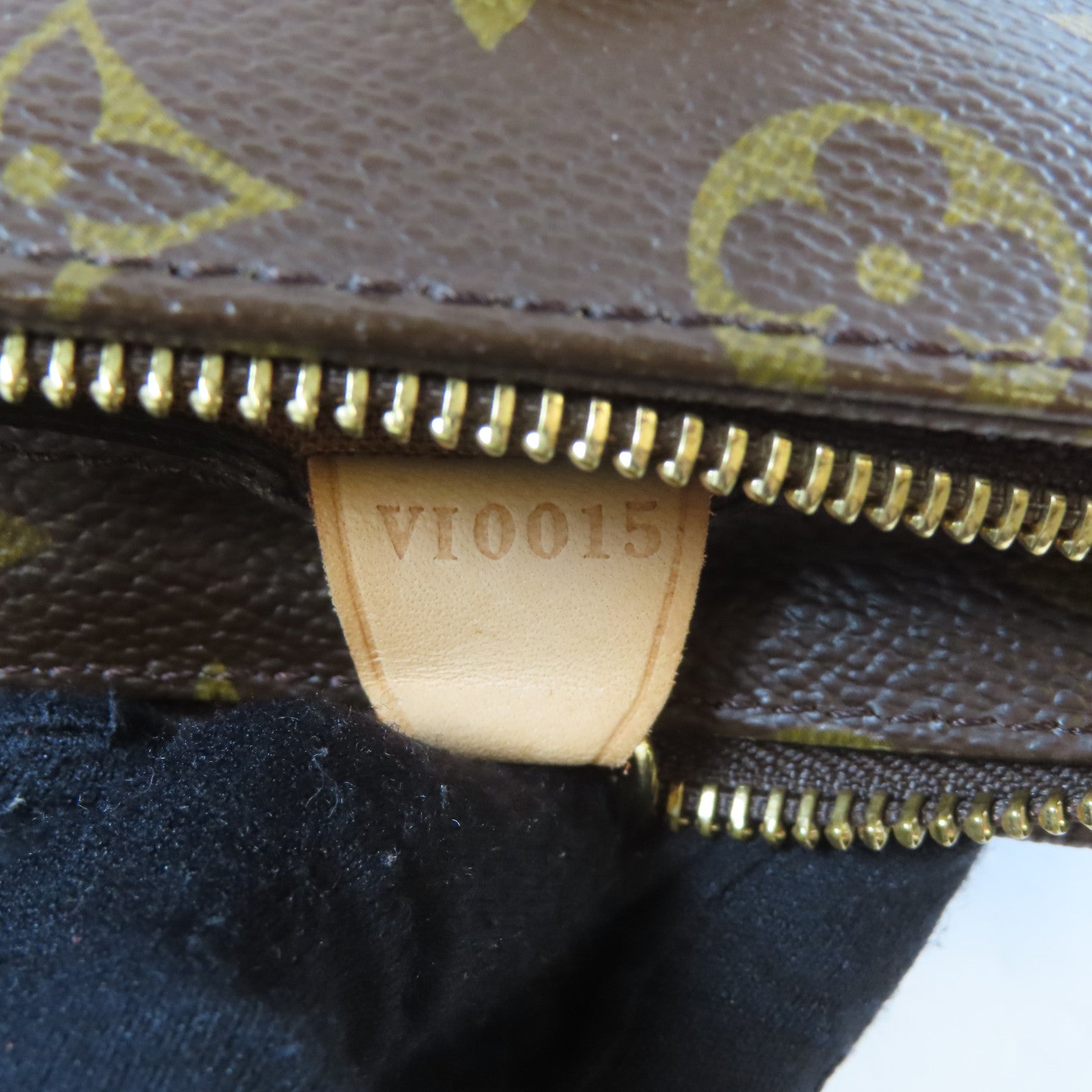 LOUIS VUITTON Monogram Cabas Piano金扣手挽袋啡色