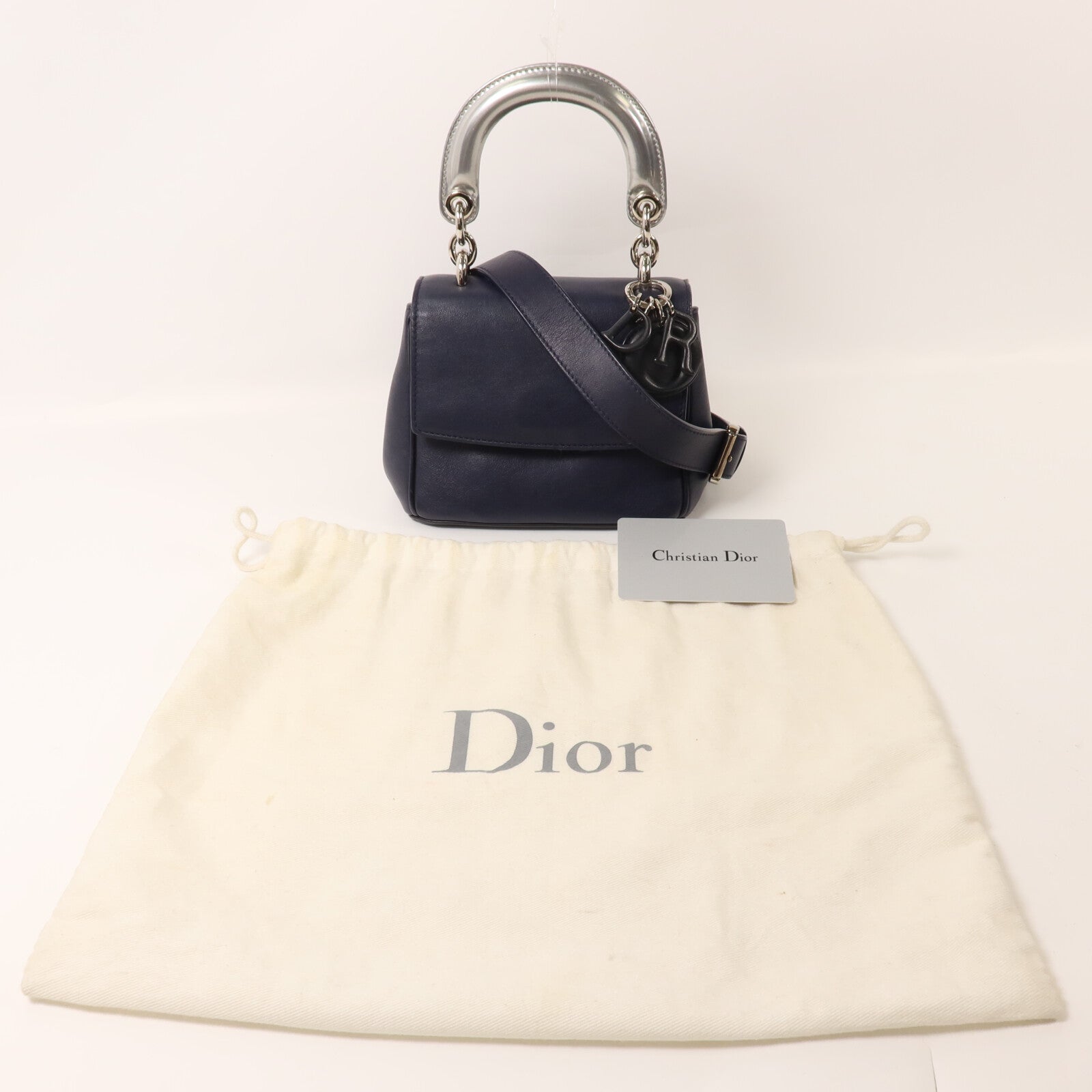 Dior 牛皮皮革Be Dior Mini Bag手挽肩背兩用袋