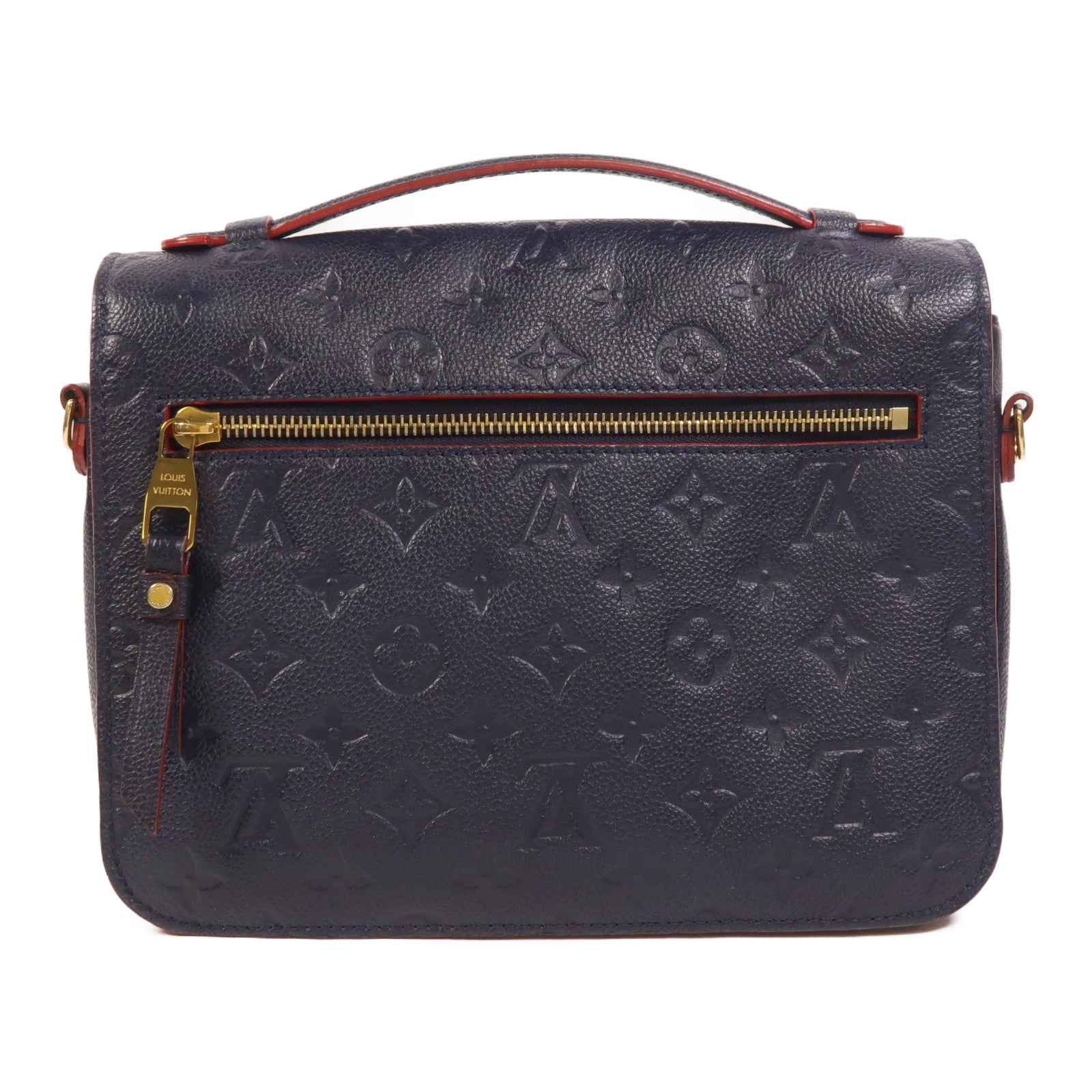 LOUIS VUITTON Monogram Empreinte Pochette Metis金扣手挽肩背兩用袋