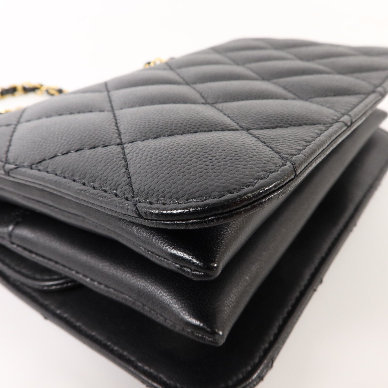 CHANEL 牛皮皮革Chain Shoulder With Handle手挽肩背兩用袋