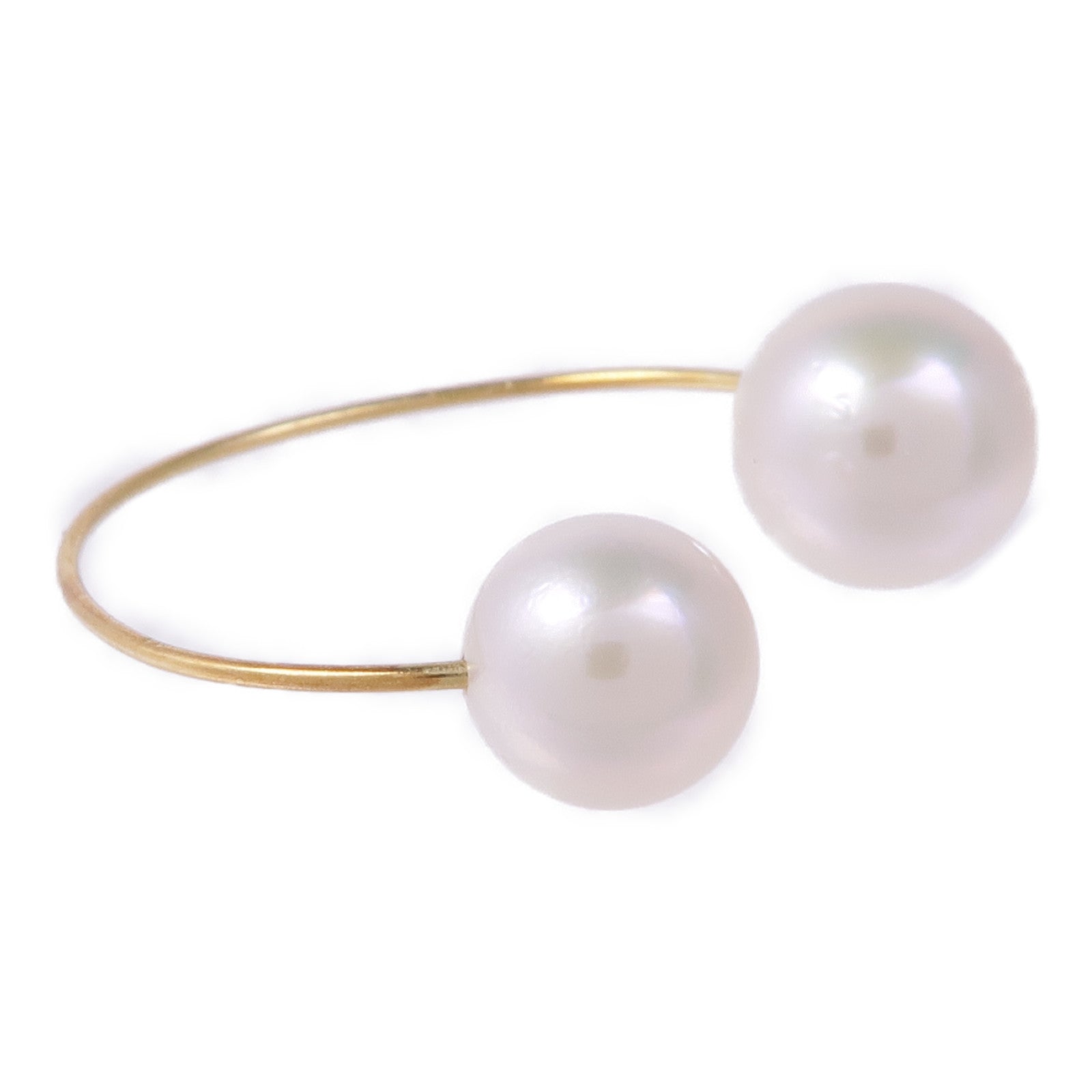 JEWELRY 18K黃金Pearl Ring珍珠戒指US#6