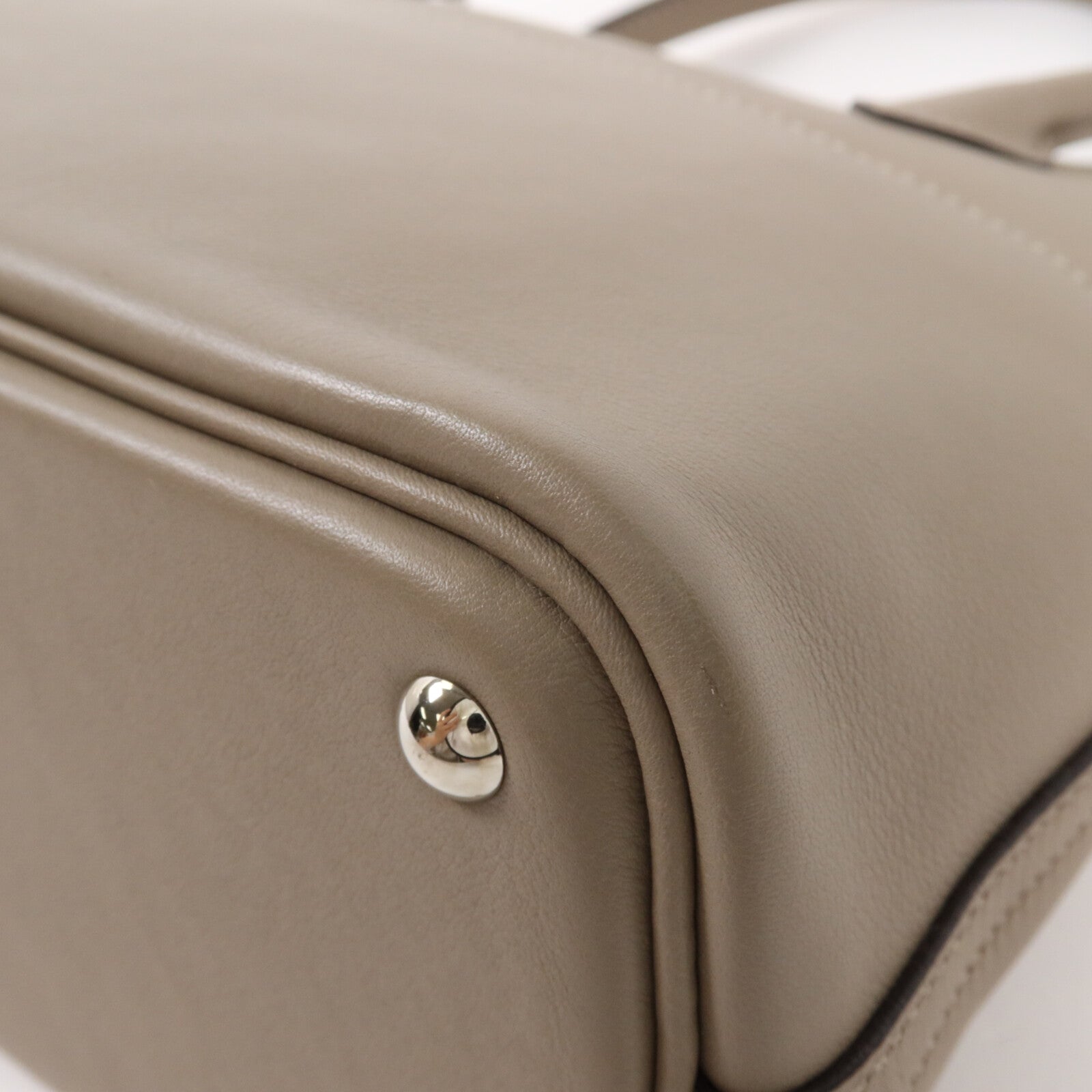 HERMES Swift皮革Bolide 27手挽肩背兩用袋Gris Tourterelle