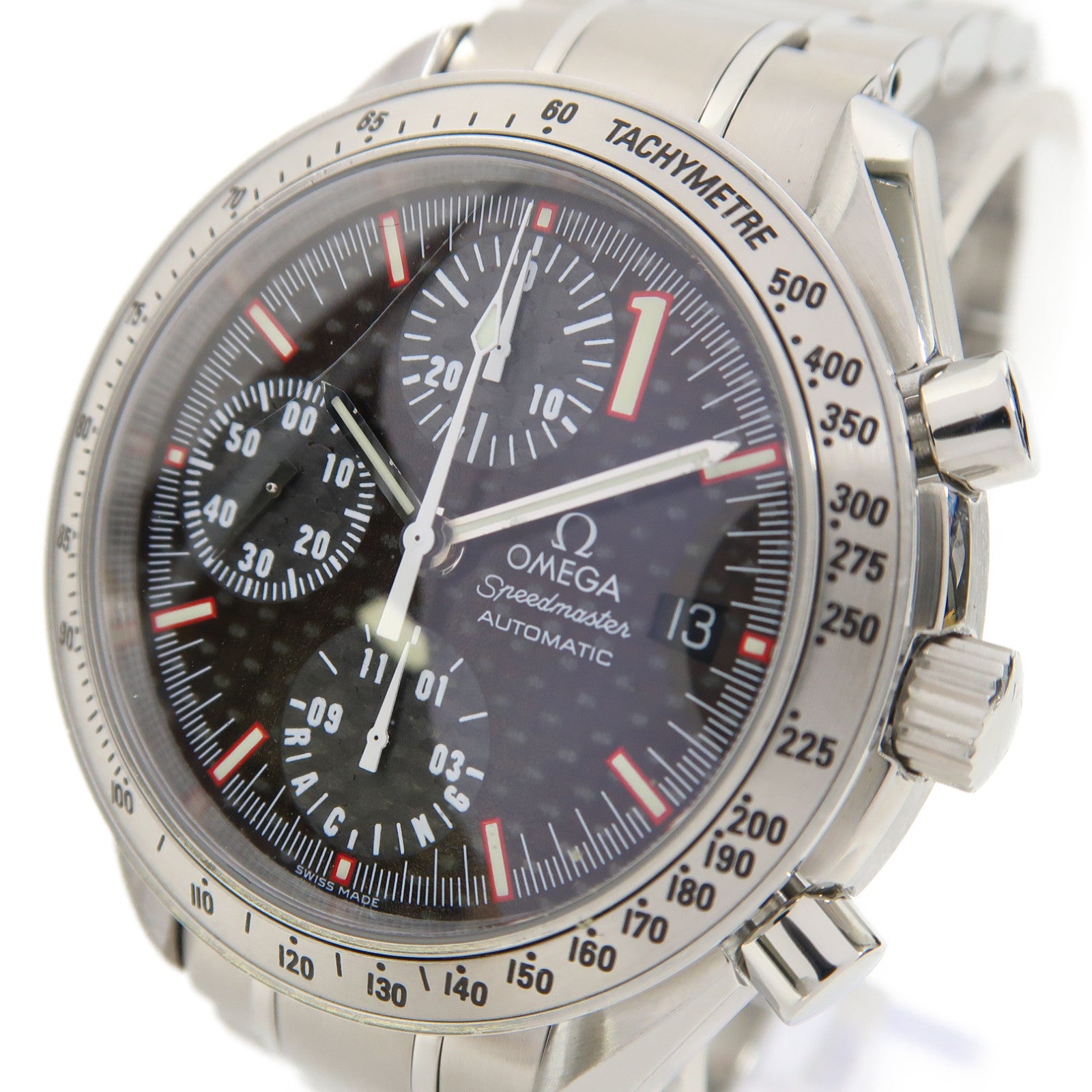 OMEGA Speedmaster不鏽鋼手錶自動機芯黑色