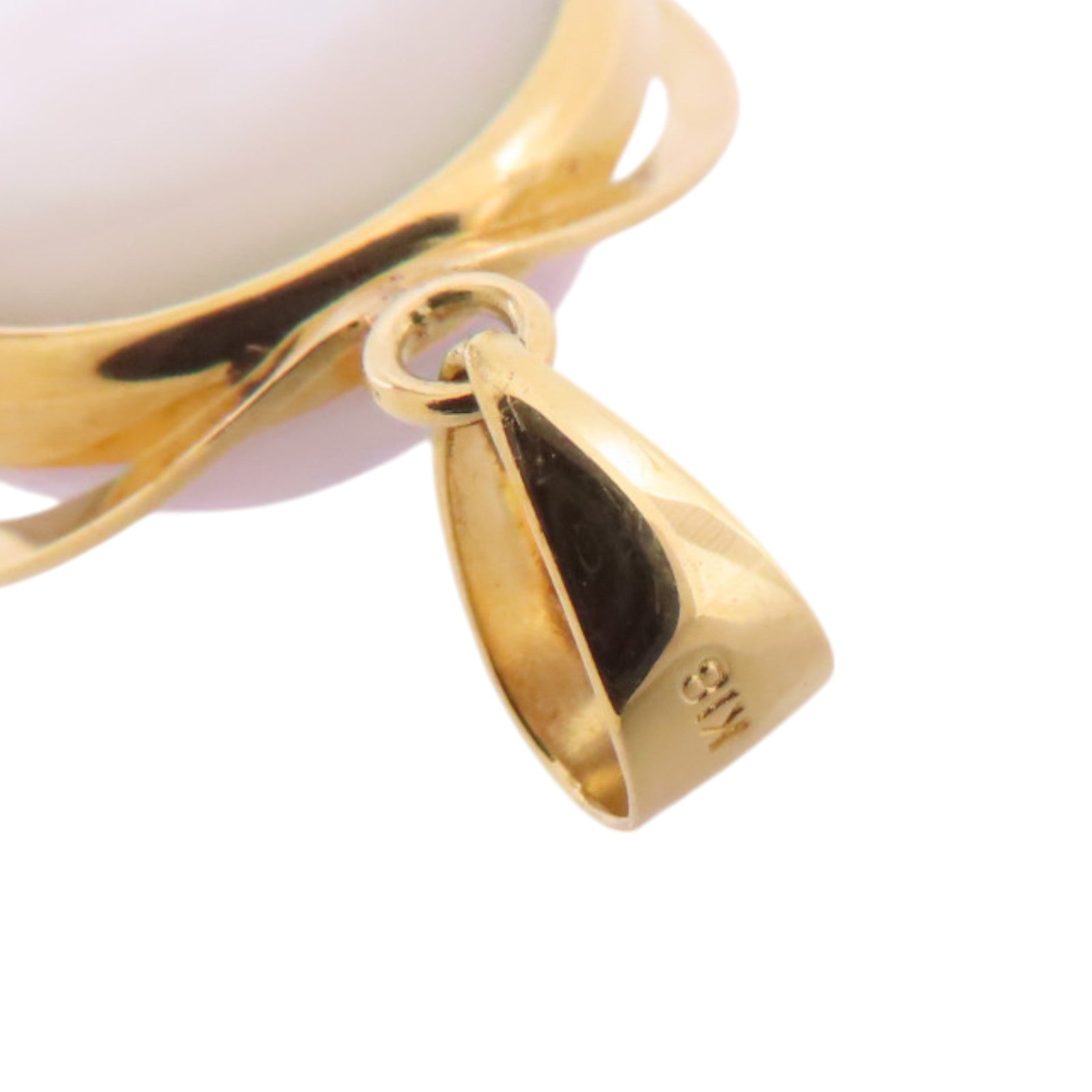 JEWELRY 18K黃金/珍珠/珍珠母Pearl Pendant Top吊墜頭扣