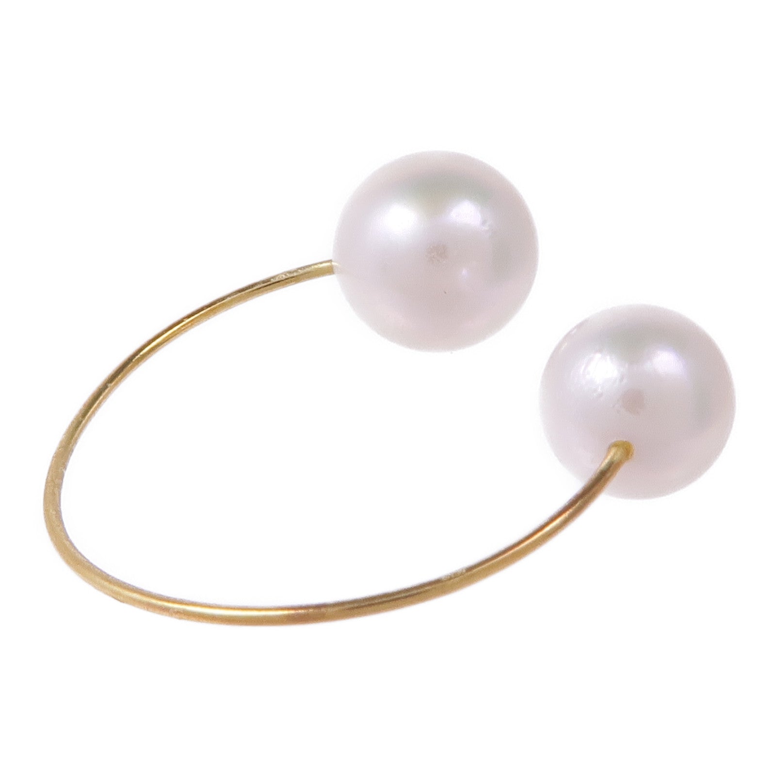 JEWELRY 18K黃金Pearl Ring珍珠戒指US#6