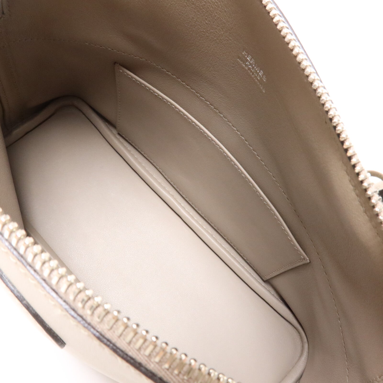 HERMES Swift皮革Bolide 27手挽肩背兩用袋Gris Tourterelle