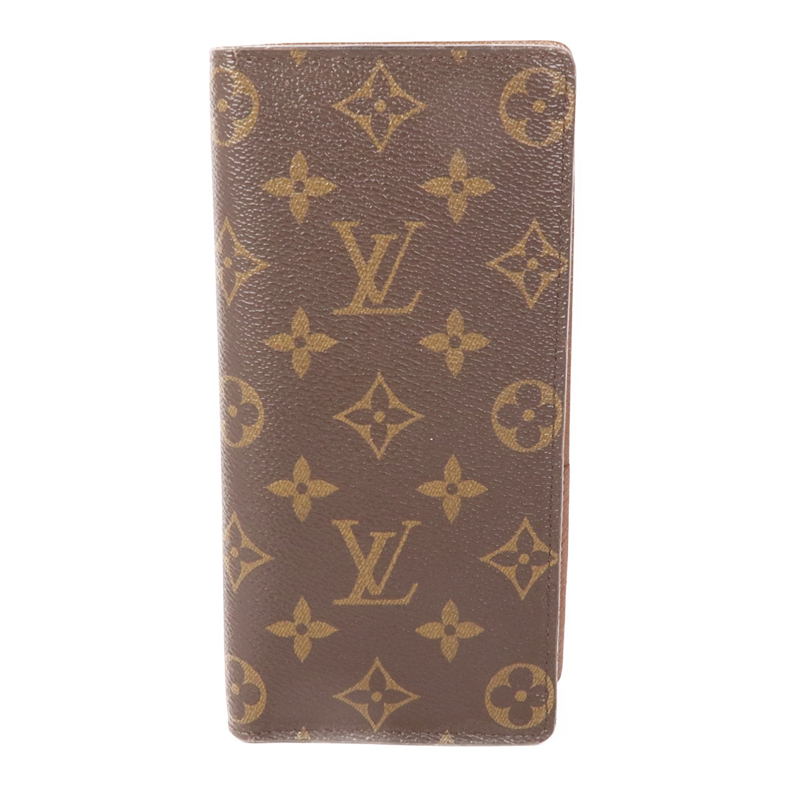 LOUIS VUITTON Monogram Brazza Wallet金扣長錢包