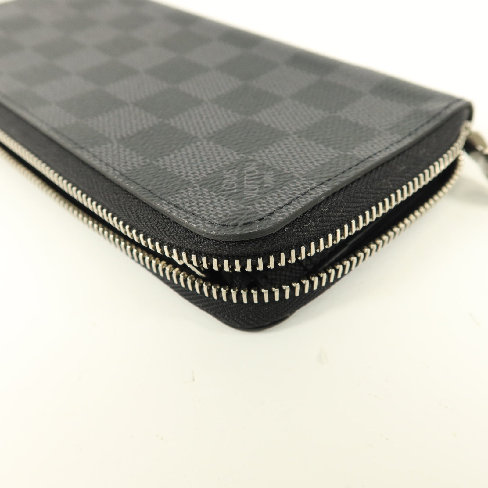 LOUIS VUITTON Damier Graphite Zippy Vertical長錢包