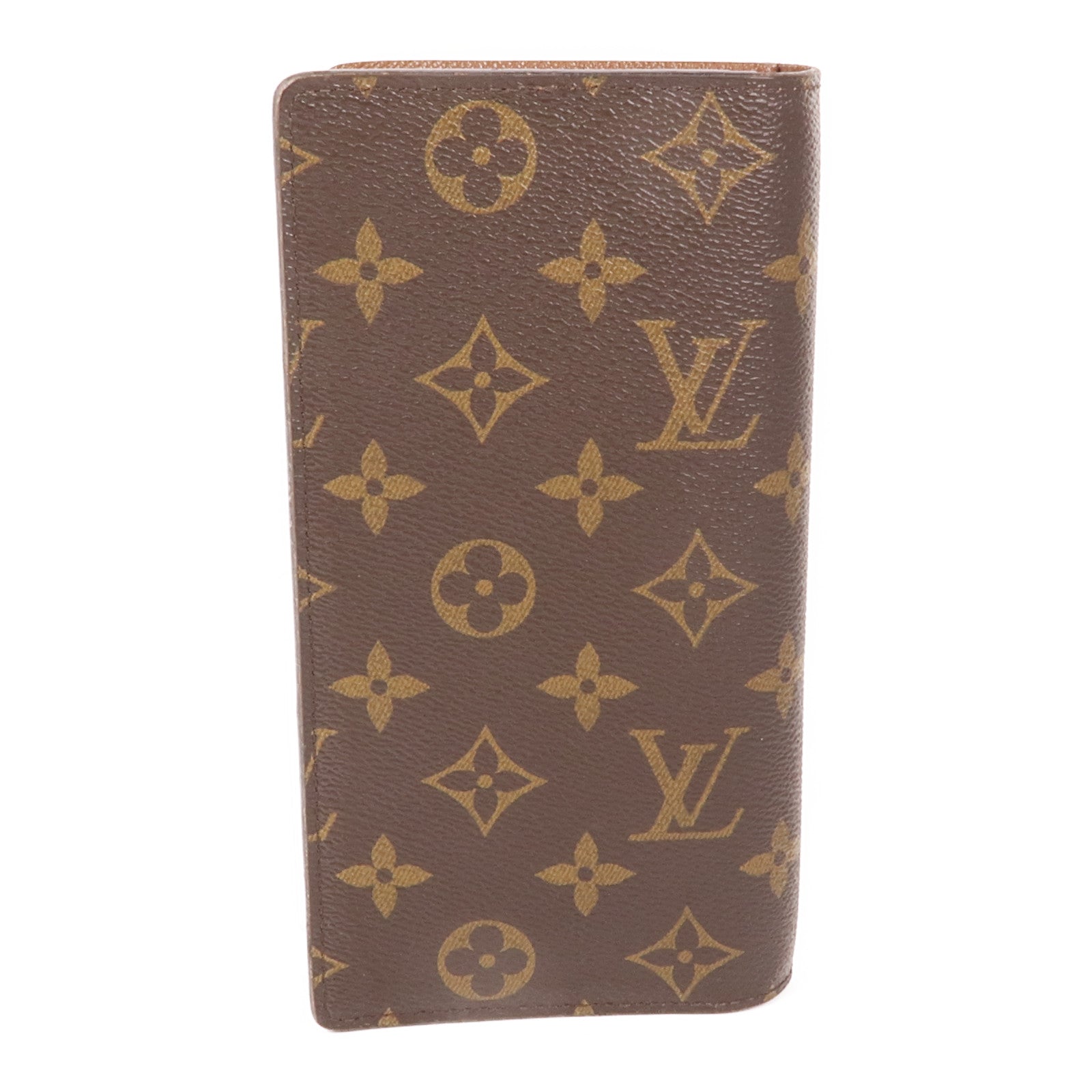 LOUIS VUITTON Monogram Brazza Wallet金扣長錢包
