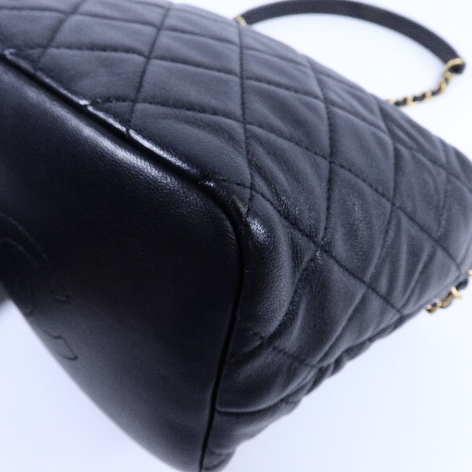 CHANEL 羊皮皮革Hobo Bag手挽肩背兩用袋