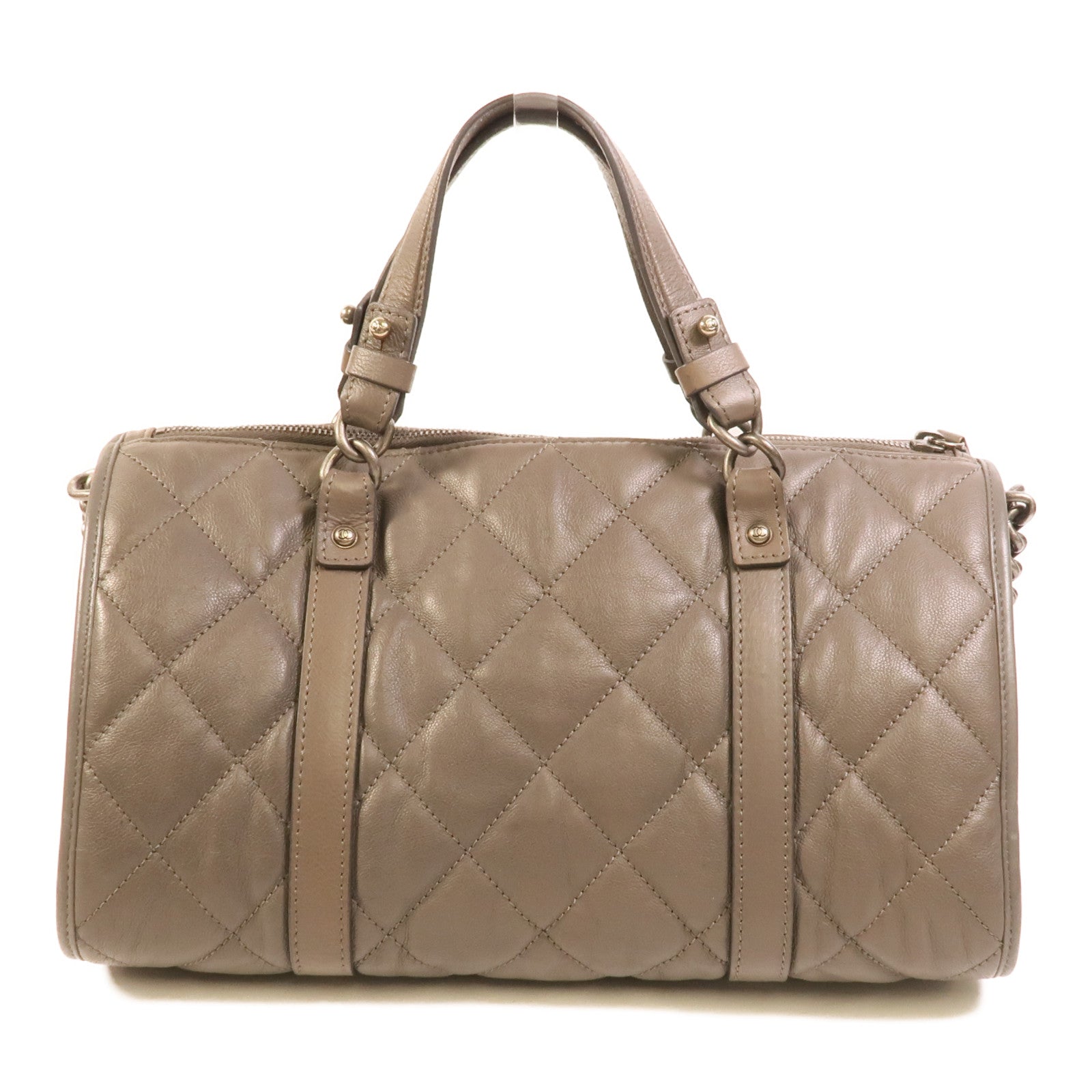 CHANEL 牛皮皮革2 Way Shoulder手挽肩背兩用袋