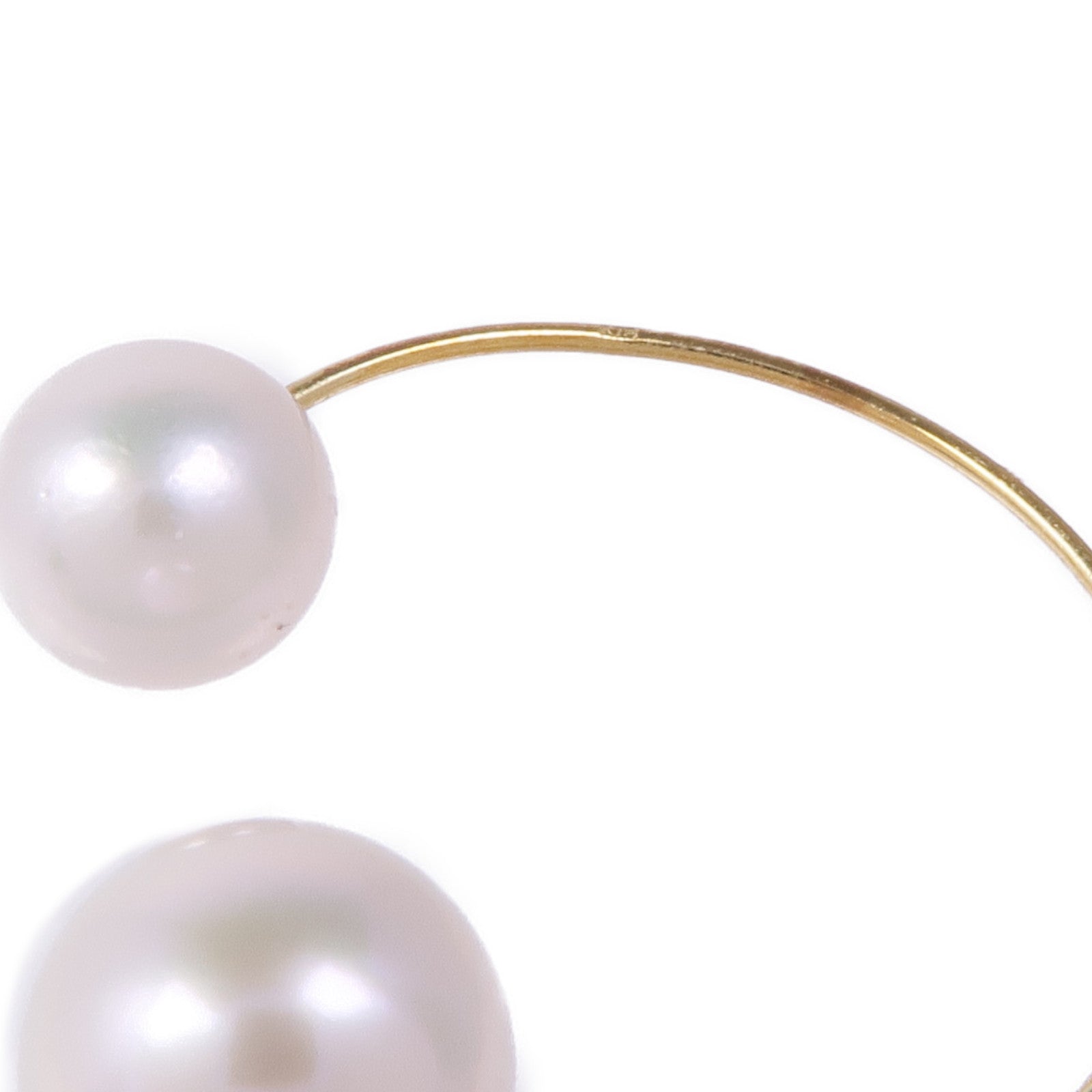 JEWELRY 18K黃金Pearl Ring珍珠戒指US#6